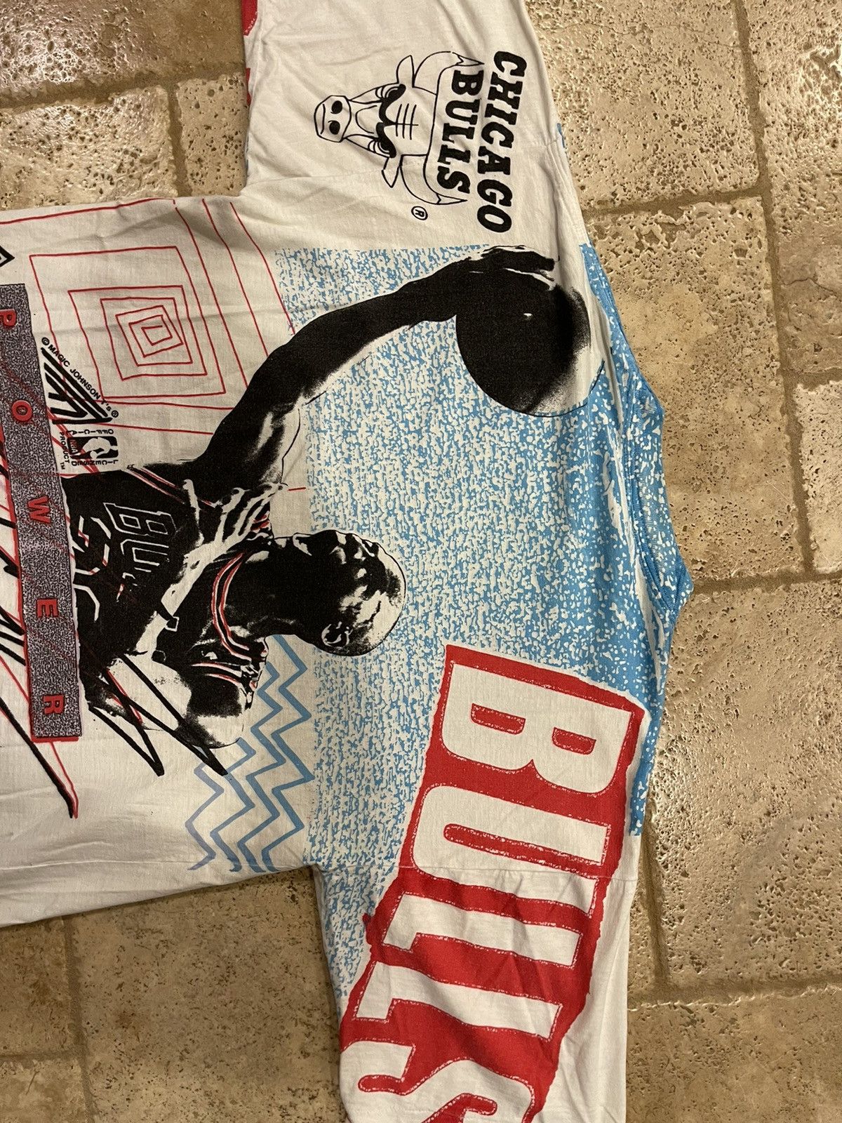 NBA Vintage Michael Jordan Chicago Bulls All Over Print 90’s Size US L / EU 52-54 / 3 - 10 Thumbnail