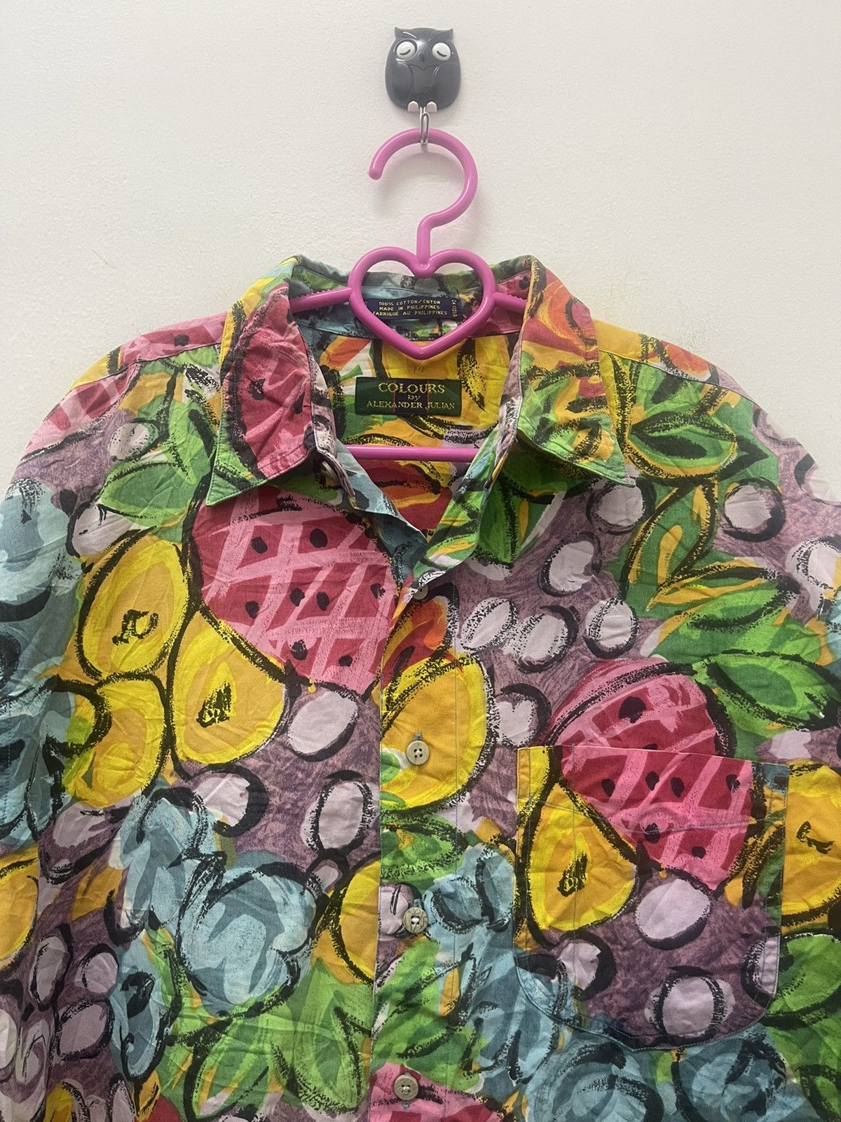 Alexander Julian Rare Vintage COLOURS By Alexander Julian Fruits Pop Art Size US L / EU 52-54 / 3 - 2 Thumbnail