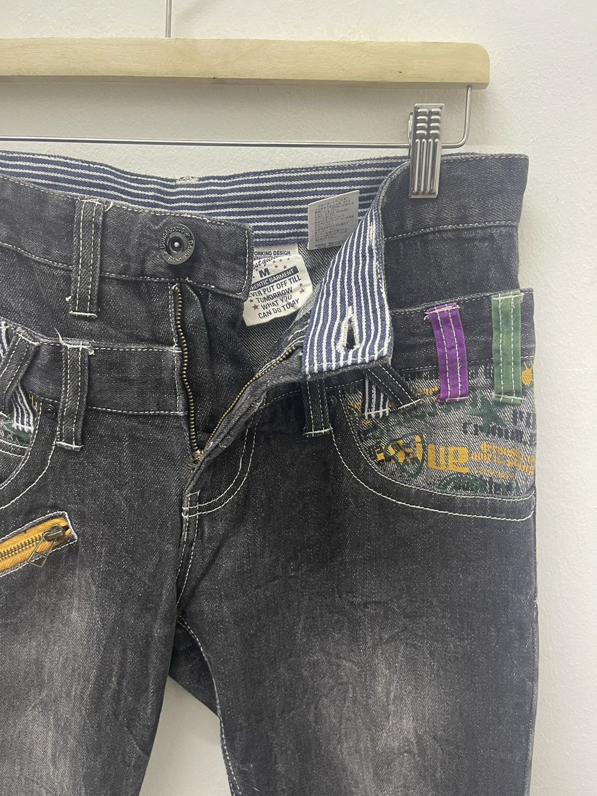 Japanese Brand Rare Vintage DOUBLEFOCUS Jeans Lgb hysteric style Size US 32 / EU 48 - 9 Thumbnail