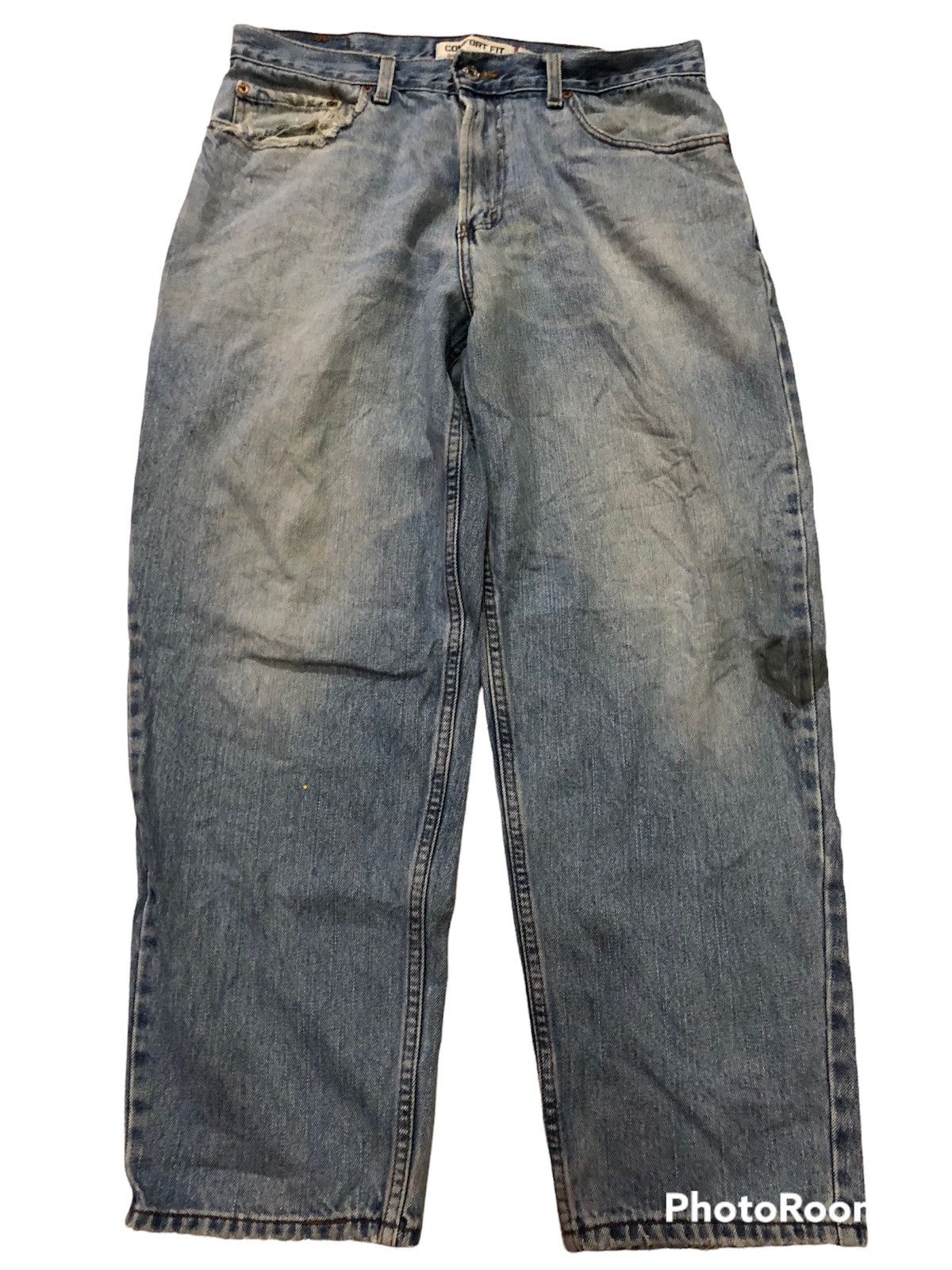 image of Distressed Denim x Levis Vintage Levi’S 560 (14) in Blue, Men's (Size 34)