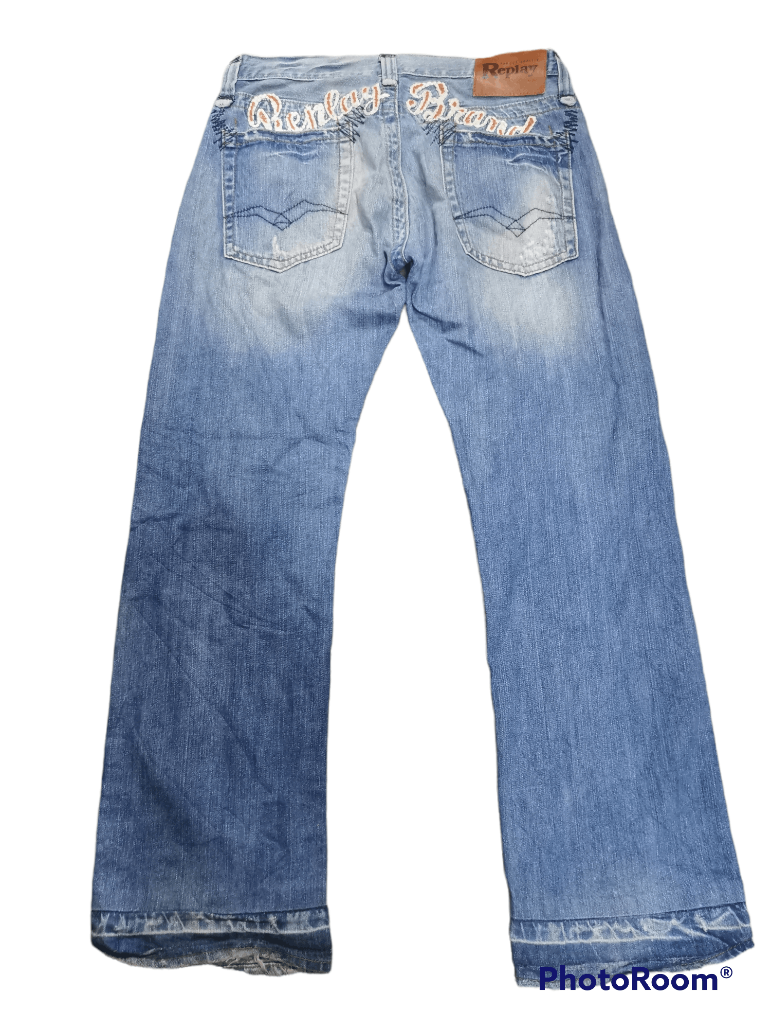 image of Italian Designers x Replay Vintage Replay Denim Pant in Blue, Men's (Size 33)