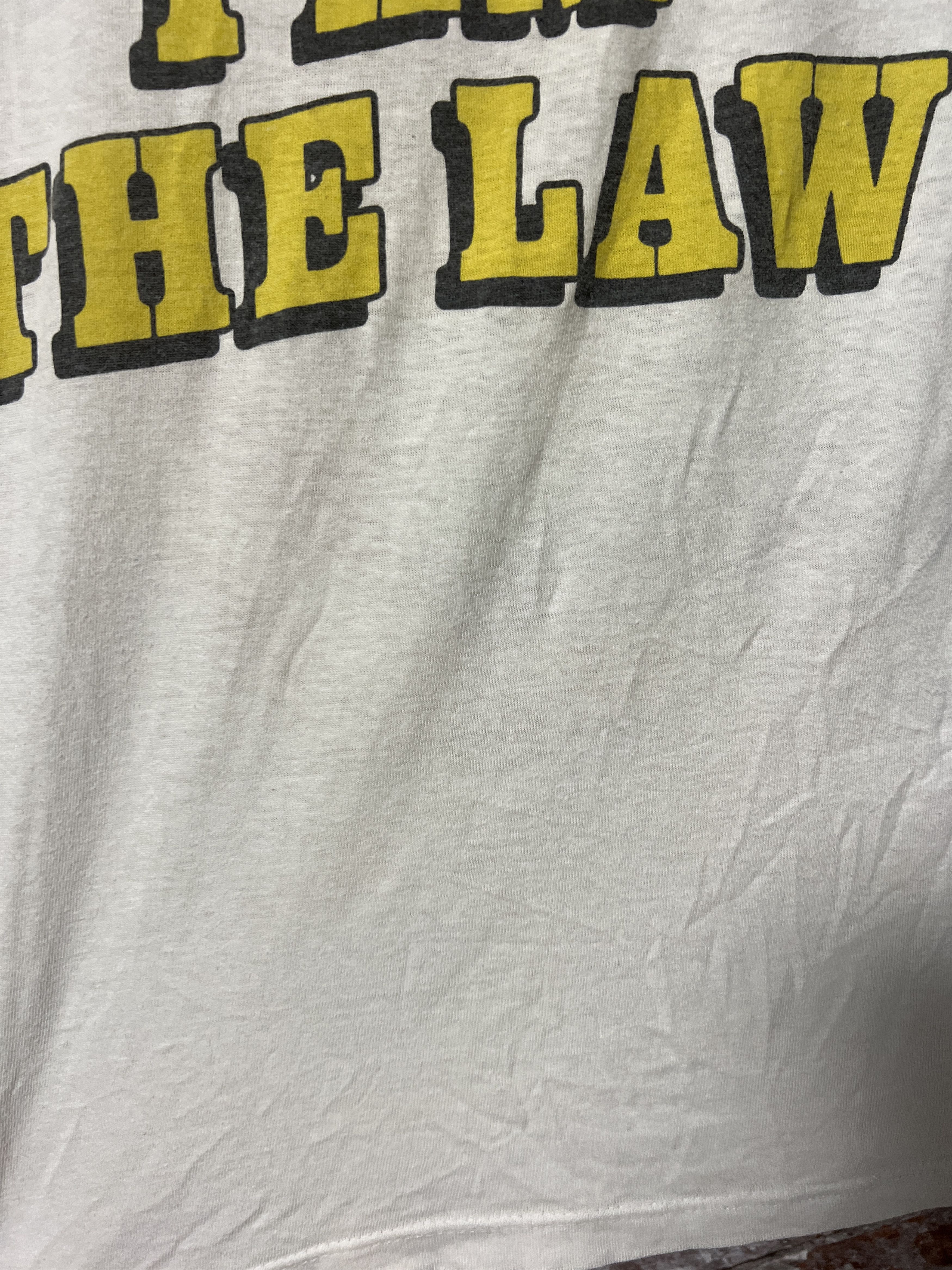Band Tees × Vintage Vintage 1987 Anthrax Judge Dredd i am the law T-shirt Size US L / EU 52-54 / 3 - 18 Thumbnail