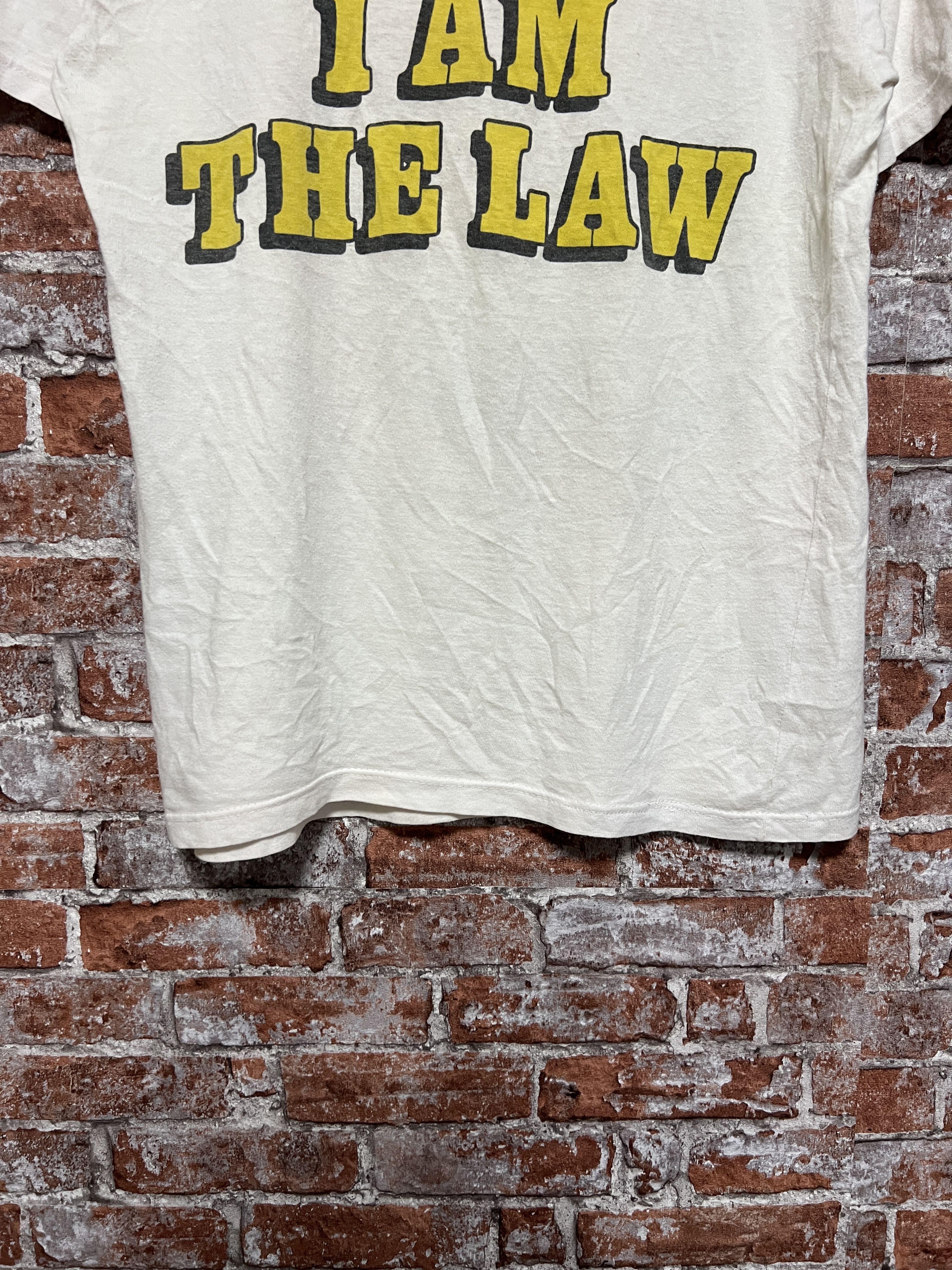 Band Tees × Vintage Vintage 1987 Anthrax Judge Dredd i am the law T-shirt Size US L / EU 52-54 / 3 - 15 Thumbnail