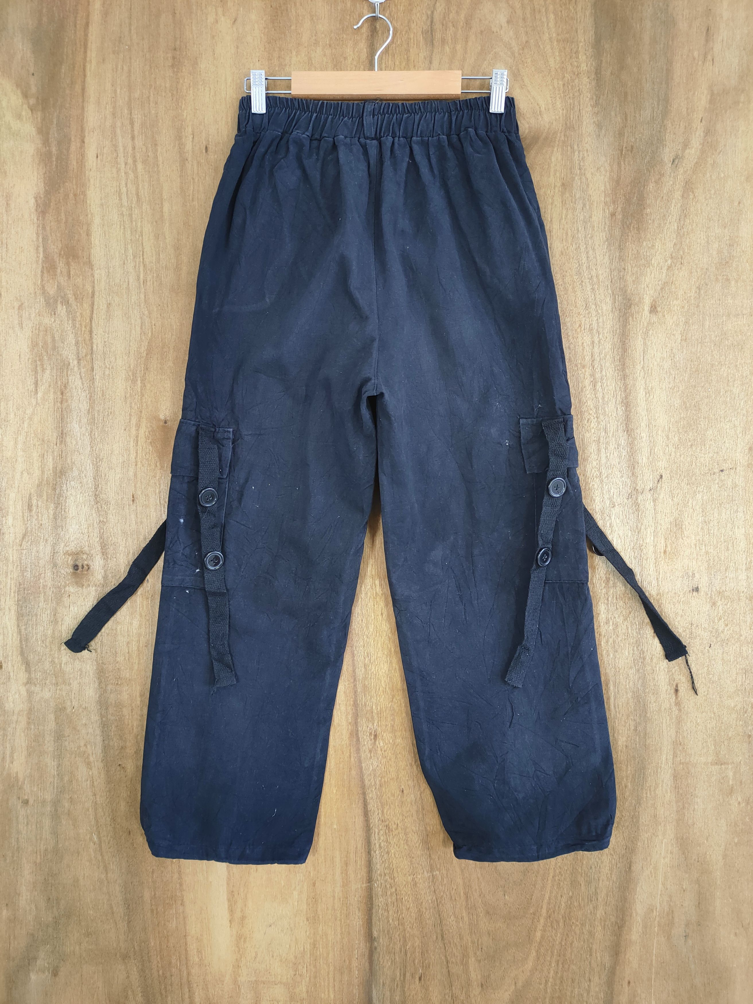 Japanese Brand JAPANESE BRAND PARACHUTE BAGGY CARGO PANTS Size US 26 / EU 42 - 2 Thumbnail