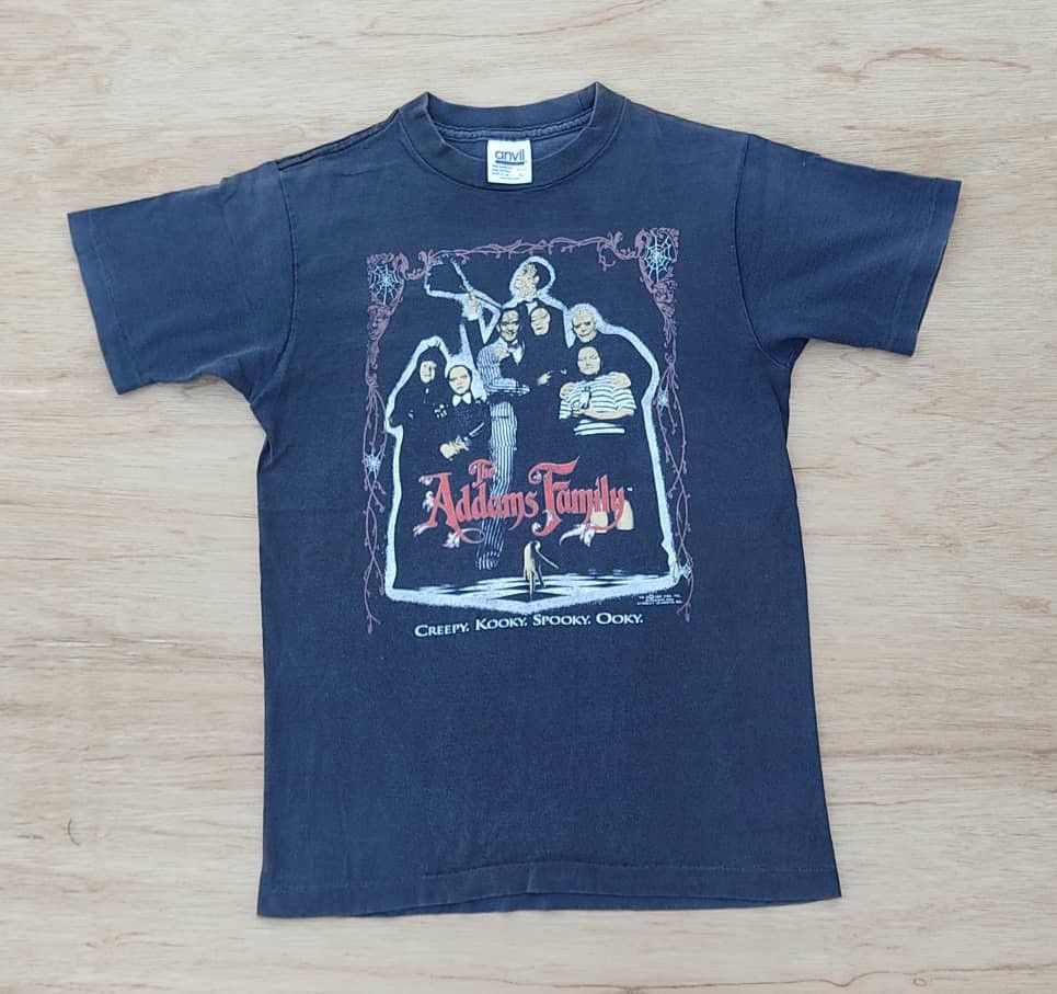 Anvil × Vintage Vintage The ADDAMS FAMILY promo tee Size US L / EU 52-54 / 3 - 1 Thumbnail
