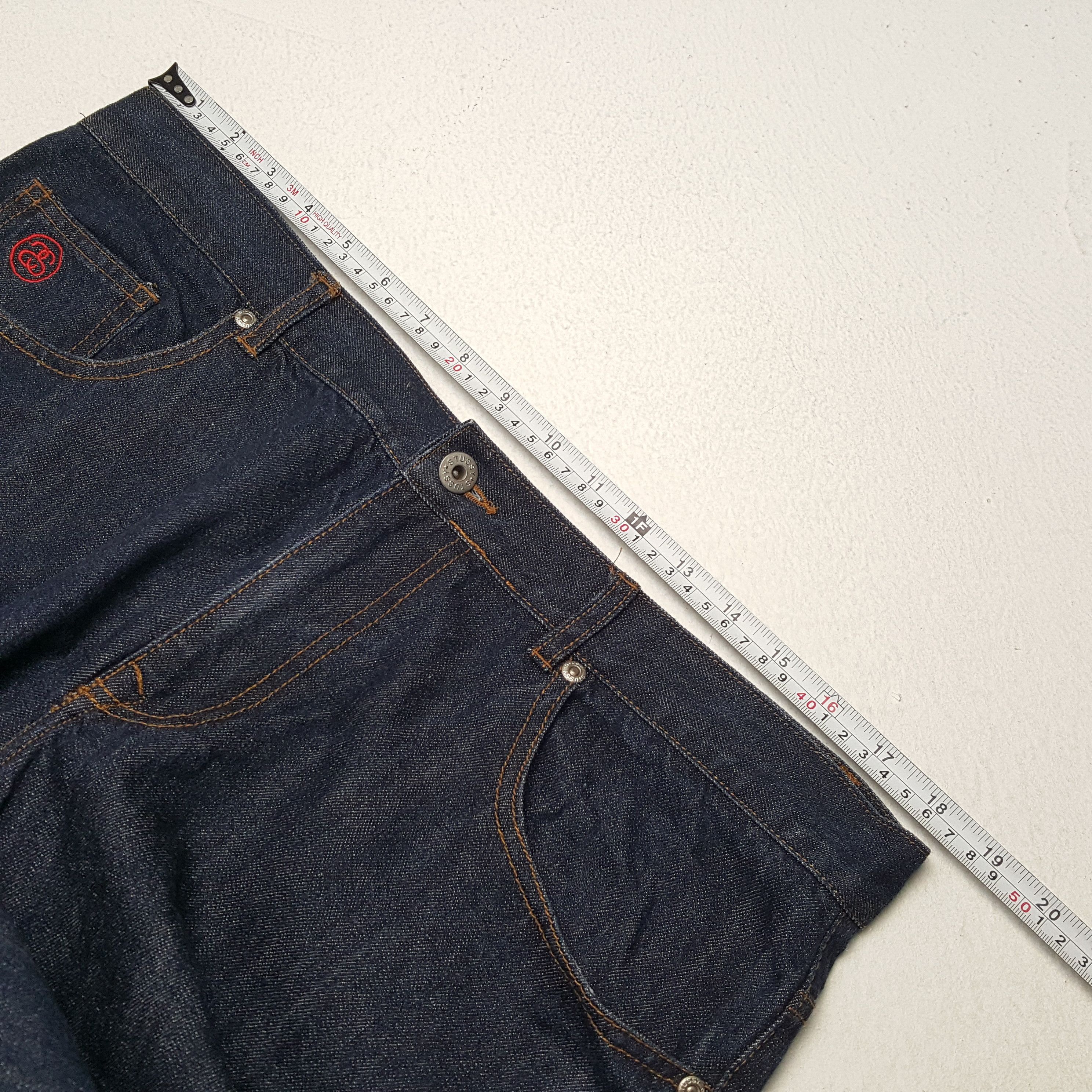 Stussy × Vintage Vintage STUSSY Streetwear Skateboard Custom Logo Jeans Size US 37 - 7 Thumbnail