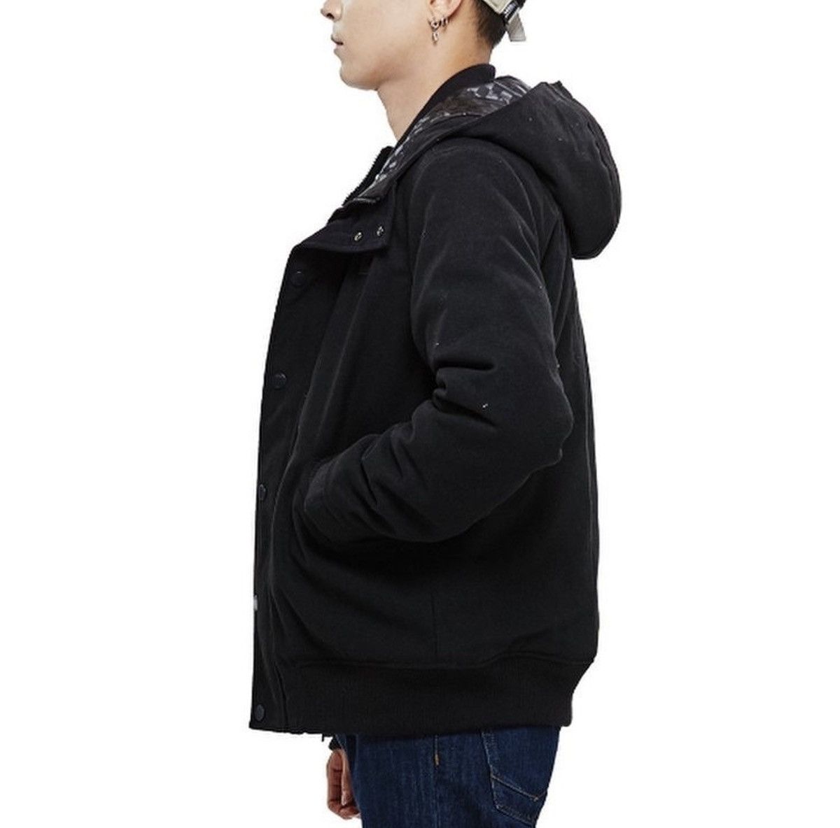 Japanese Brand Vans Wools Black Jacket hoodie Size US M / EU 48-50 / 2 - 2 Thumbnail