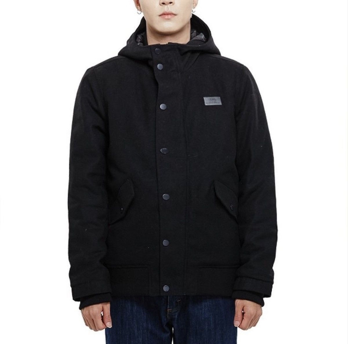 Japanese Brand Vans Wools Black Jacket hoodie Size US M / EU 48-50 / 2 - 3 Thumbnail