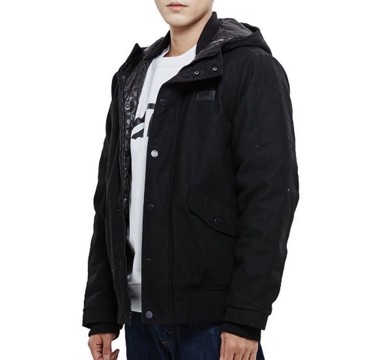 Japanese Brand Vans Wools Black Jacket hoodie Size US M / EU 48-50 / 2 - 1 Thumbnail
