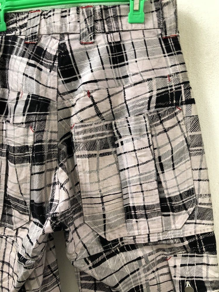 Japanese Brand Vintage MILKBOY Japan Coated Checks Baggy Cargo Pant Size US 32 / EU 48 - 9 Thumbnail