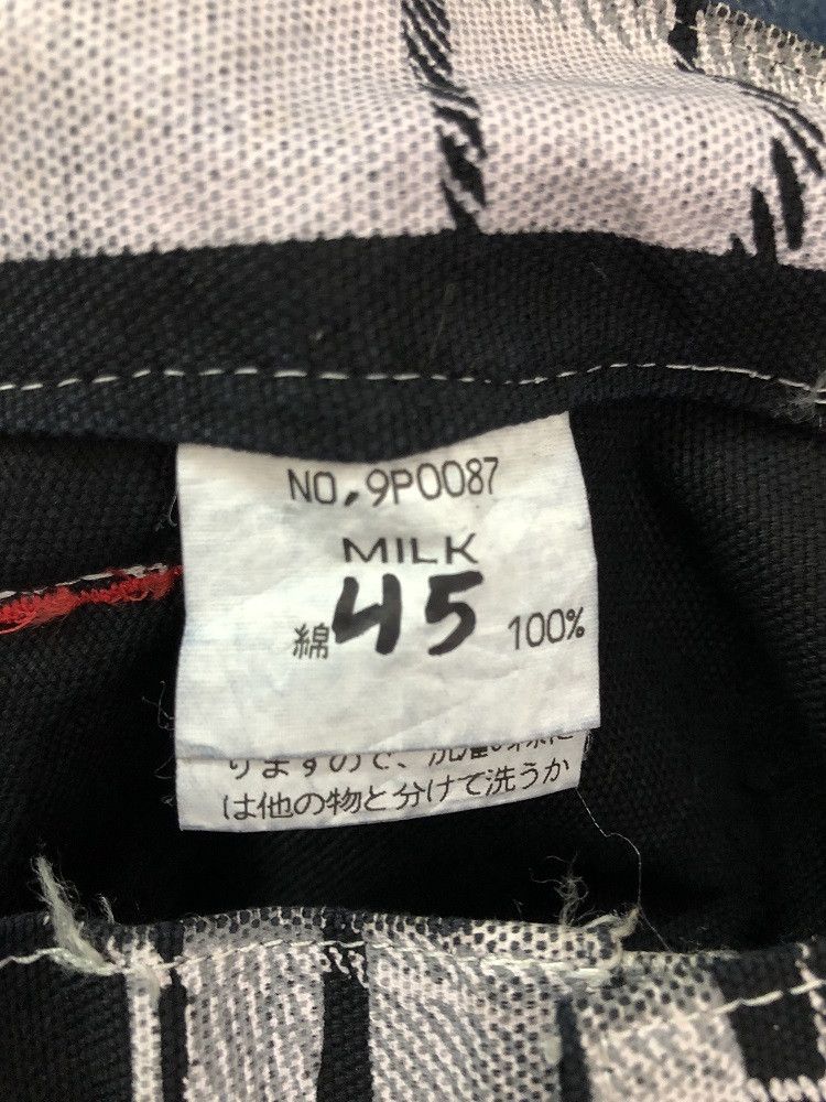 Japanese Brand Vintage MILKBOY Japan Coated Checks Baggy Cargo Pant Size US 32 / EU 48 - 16 Thumbnail