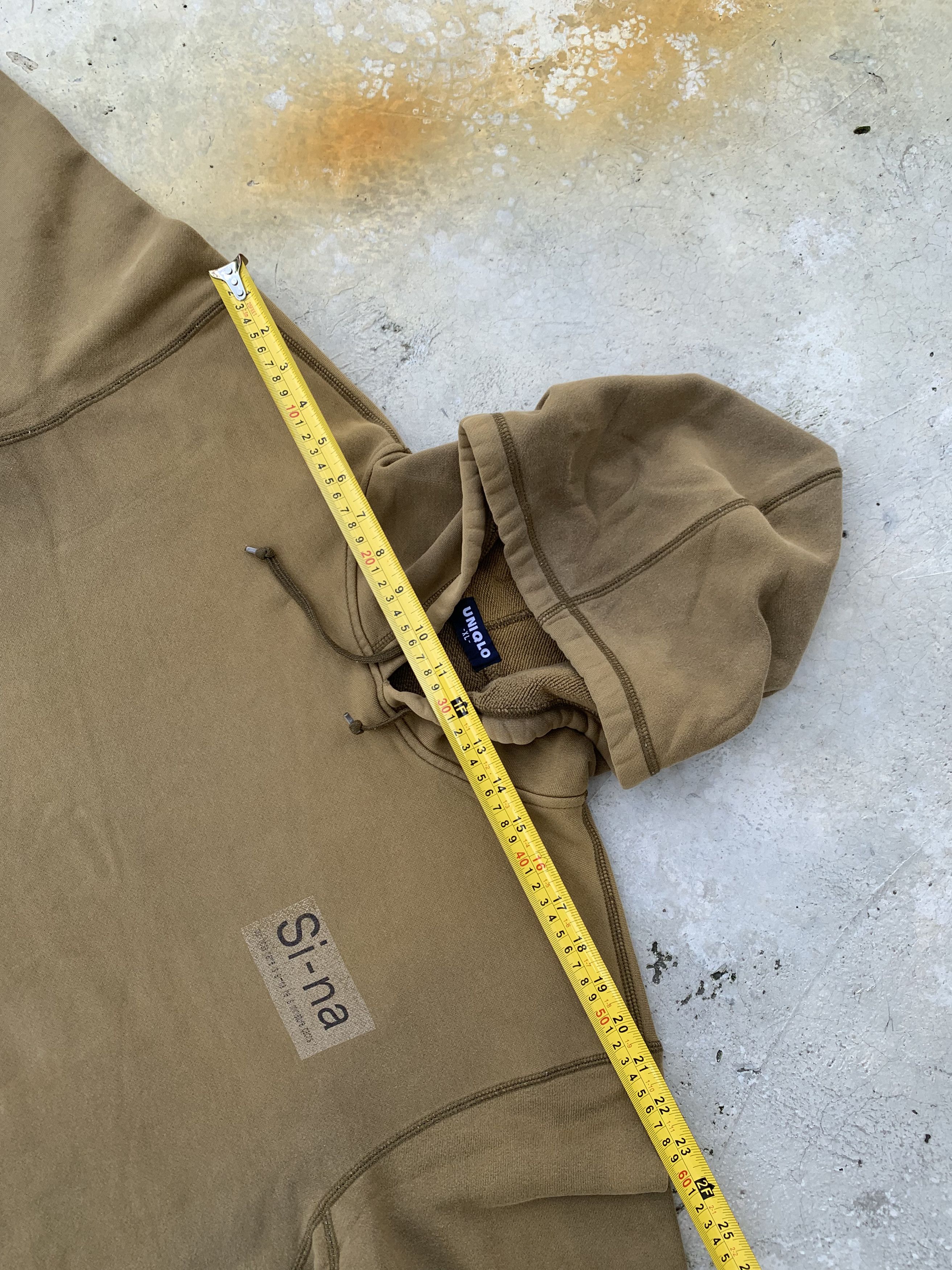 Uniqlo Vintage Uniqlo Sunfaded Brown Hoodie Size US XL / EU 56 / 4 - 7 Thumbnail