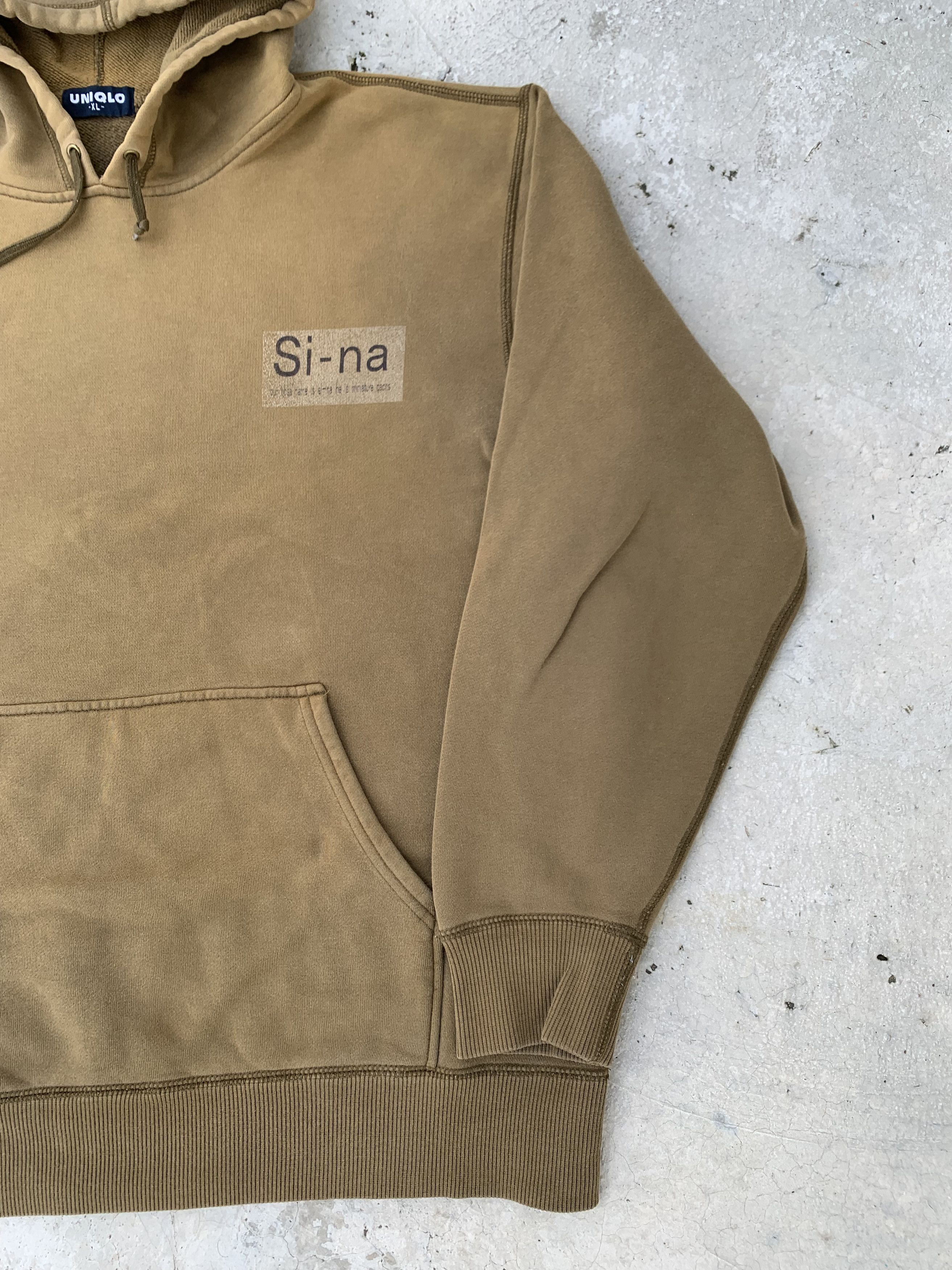 Uniqlo Vintage Uniqlo Sunfaded Brown Hoodie Size US XL / EU 56 / 4 - 4 Thumbnail