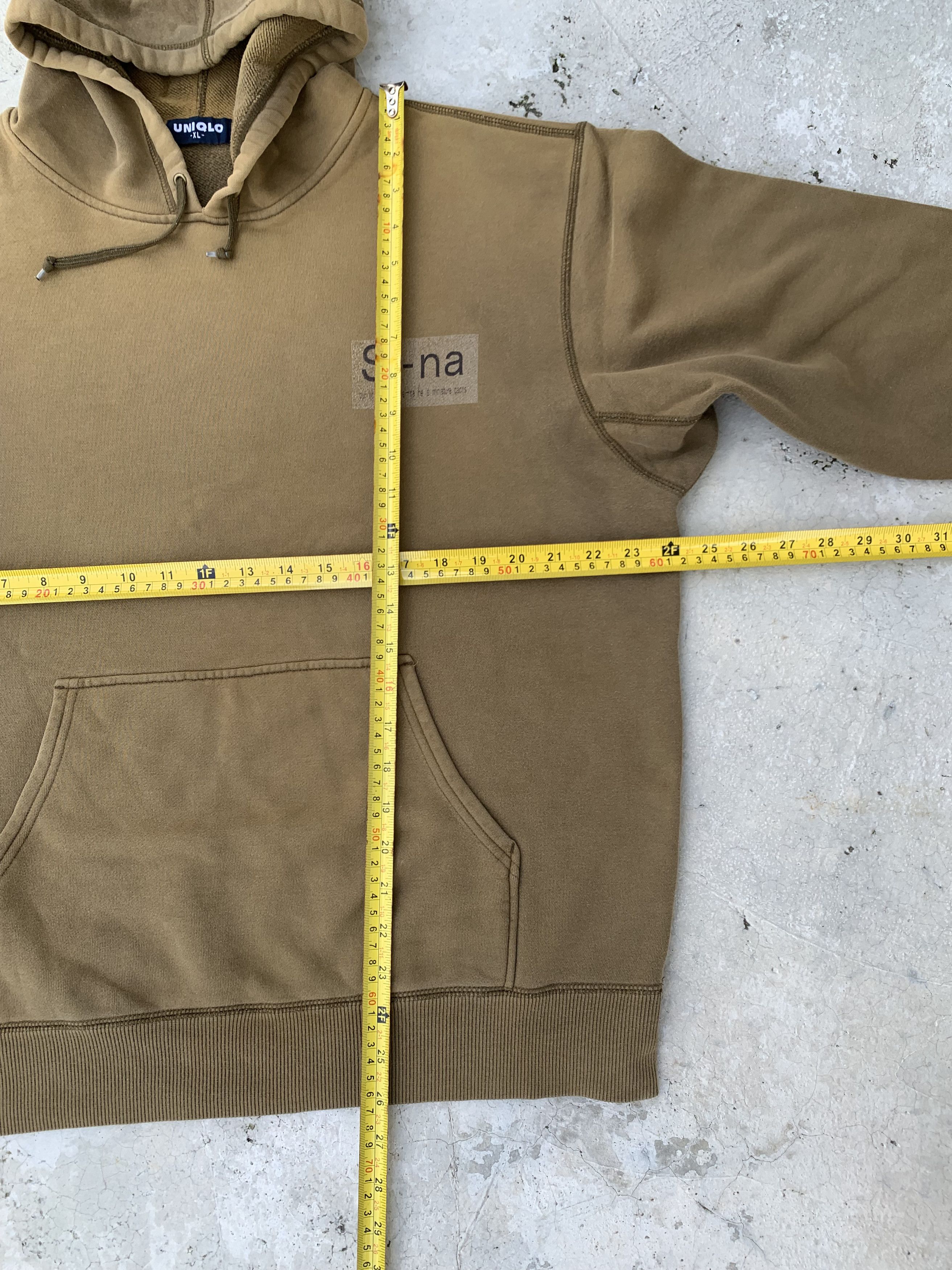Uniqlo Vintage Uniqlo Sunfaded Brown Hoodie Size US XL / EU 56 / 4 - 6 Thumbnail