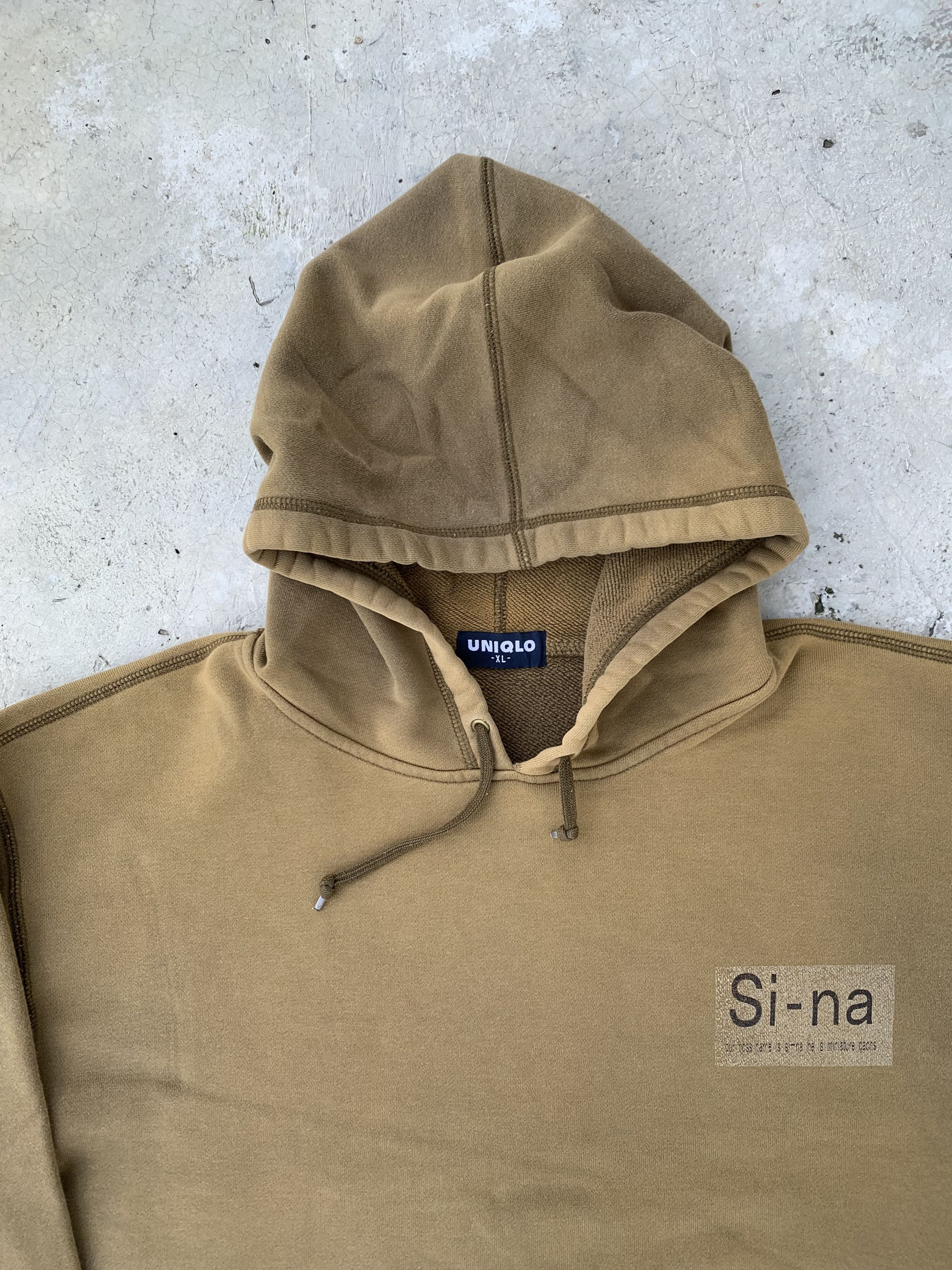 Uniqlo Vintage Uniqlo Sunfaded Brown Hoodie Size US XL / EU 56 / 4 - 3 Thumbnail