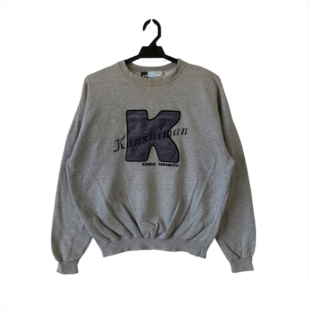 Kansai Yamamoto × Vintage Vintage Kansaiman Kansai Yamamoto Crewneck Sweatshirt Size US M / EU 48-50 / 2 - 1 Thumbnail