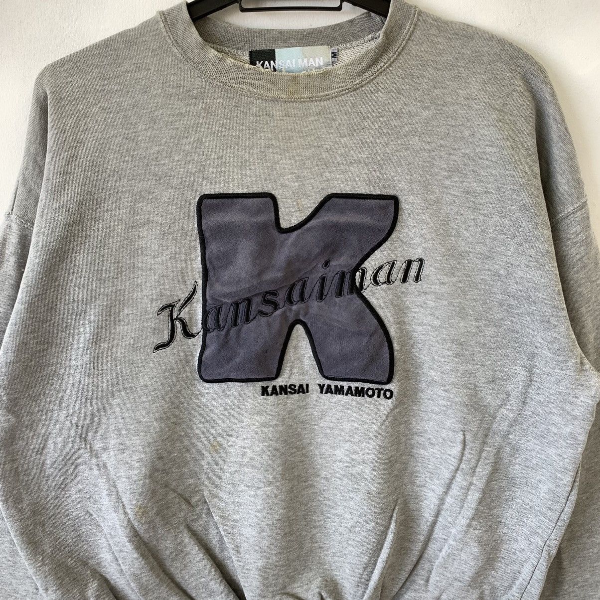Kansai Yamamoto × Vintage Vintage Kansaiman Kansai Yamamoto Crewneck Sweatshirt Size US M / EU 48-50 / 2 - 2 Thumbnail