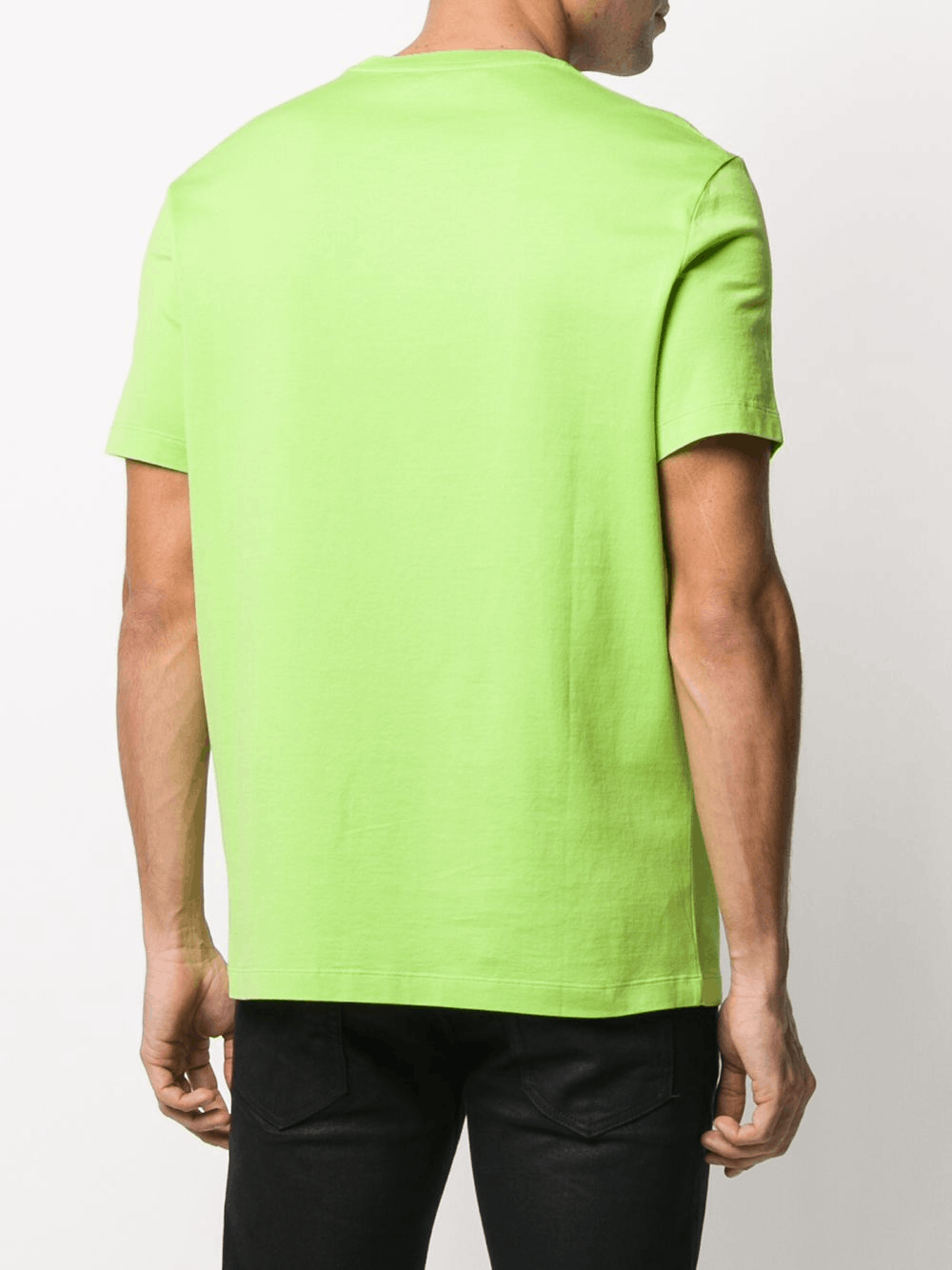 Versace VERSACE lime green barocco print t-shirt Medium NWT Size US M / EU 48-50 / 2 - 2 Thumbnail