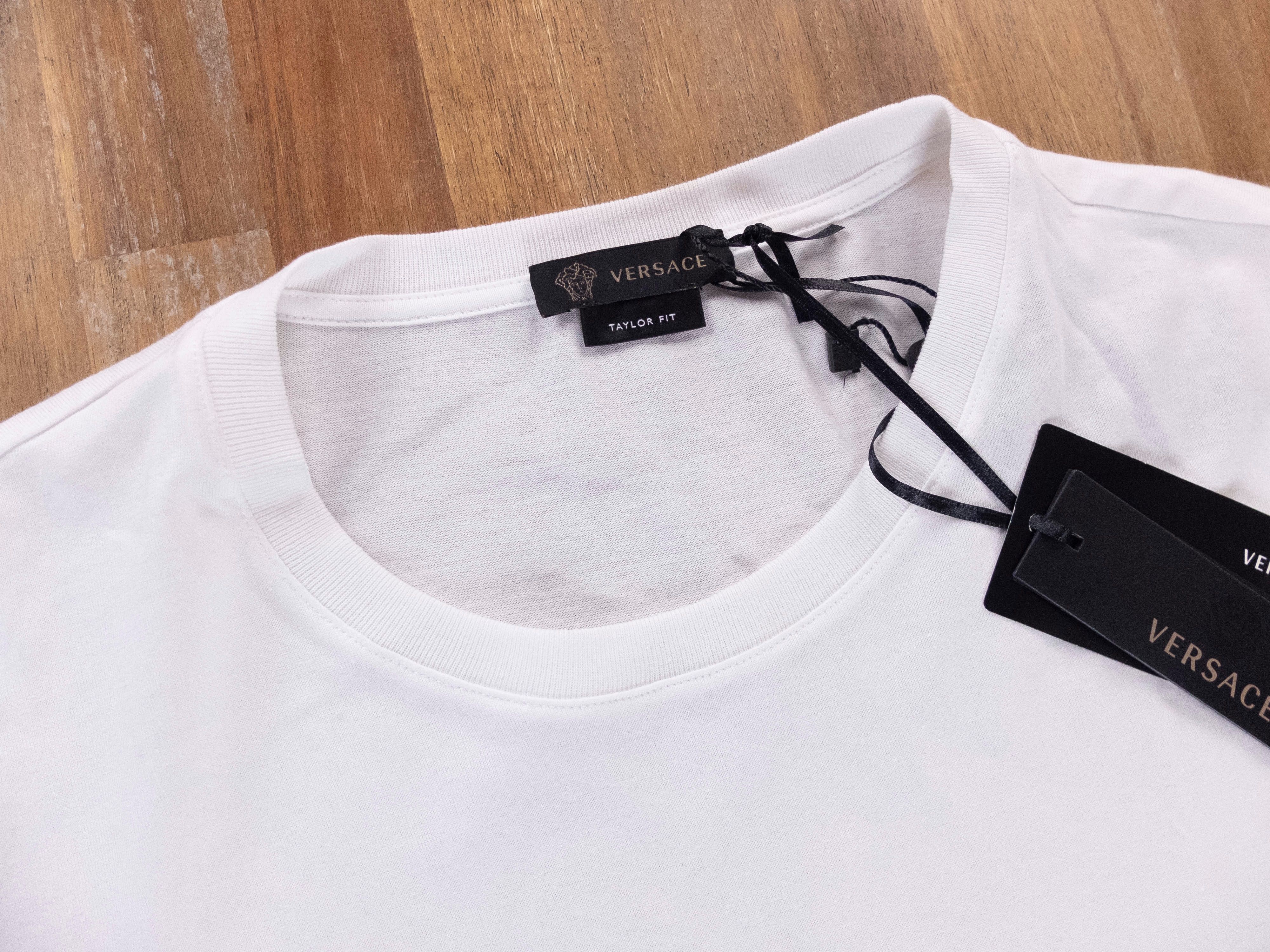 Versace VERSACE white sunglasses logo print t-shirt - Large Size US L / EU 52-54 / 3 - 5 Thumbnail