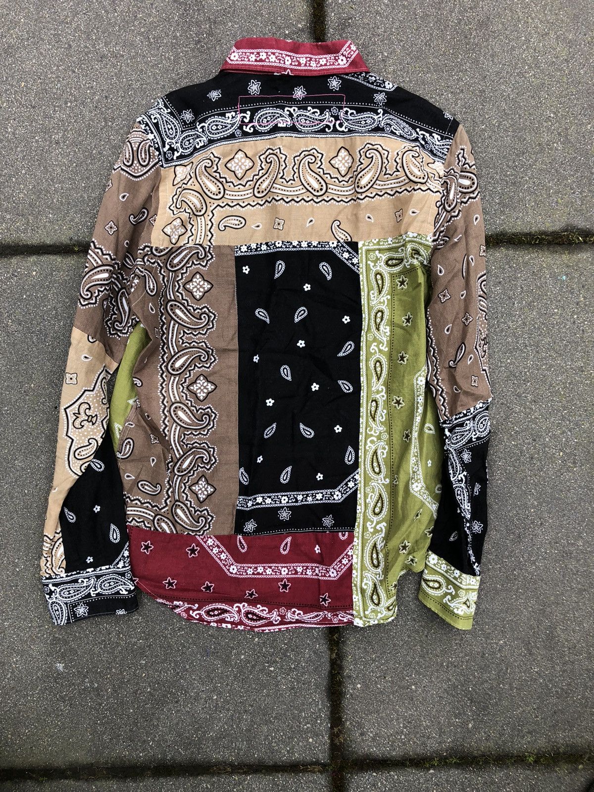 Comme des Garcons × Junya Watanabe Junya Watanabe patchwork camo button up shirt Size US M / EU 48-50 / 2 - 5 Thumbnail