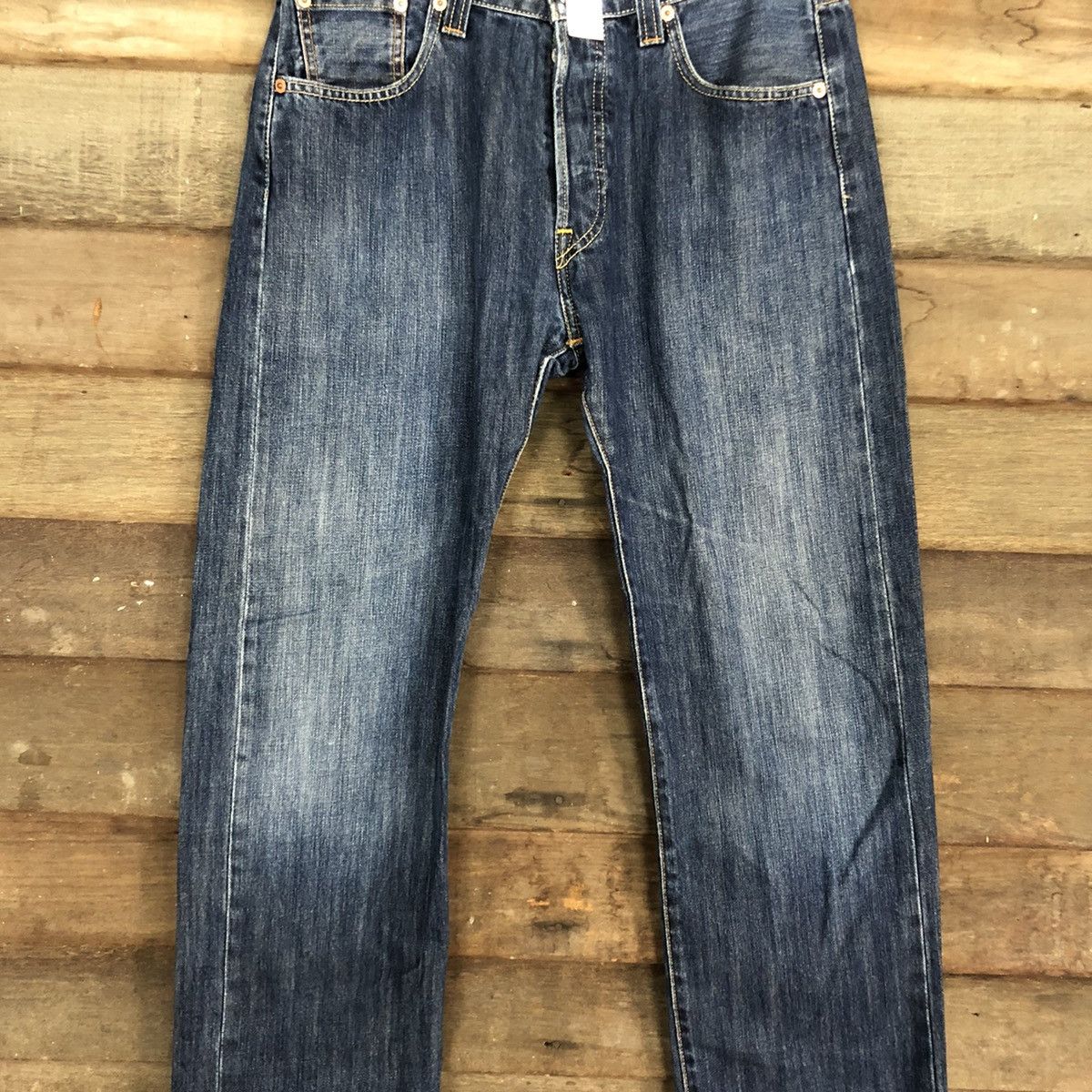 Levi's 501 Levis Strauss Blue Denim Jeans Pants #4630 Size US 29 - 4 Thumbnail