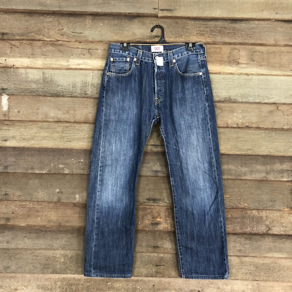 image of 501 Levis Strauss Blue Denim Jeans Pants 4630, Men's (Size 29)