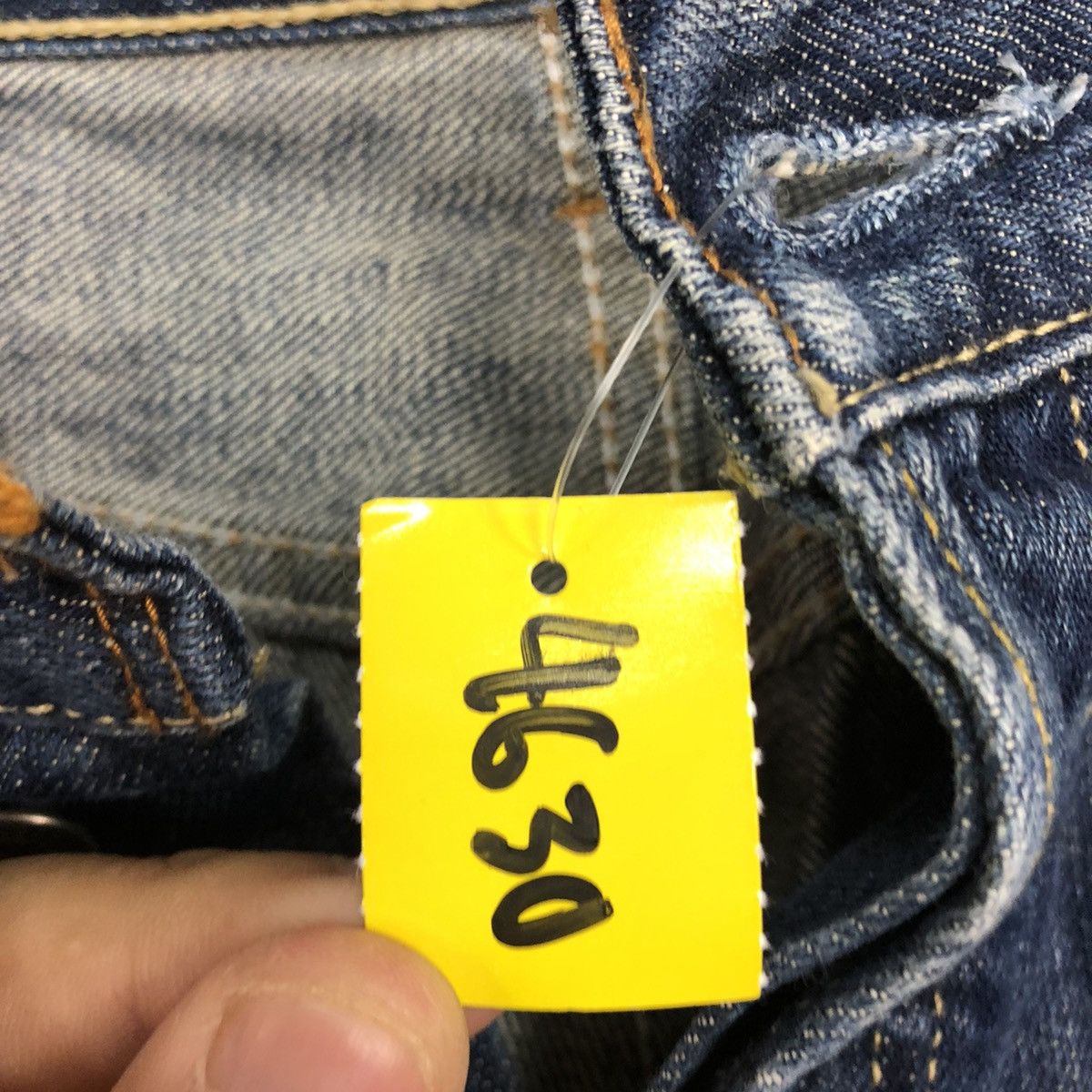 Levi's 501 Levis Strauss Blue Denim Jeans Pants #4630 Size US 29 - 8 Thumbnail