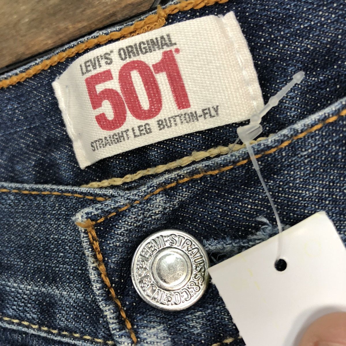Levi's 501 Levis Strauss Blue Denim Jeans Pants #4630 Size US 29 - 5 Thumbnail