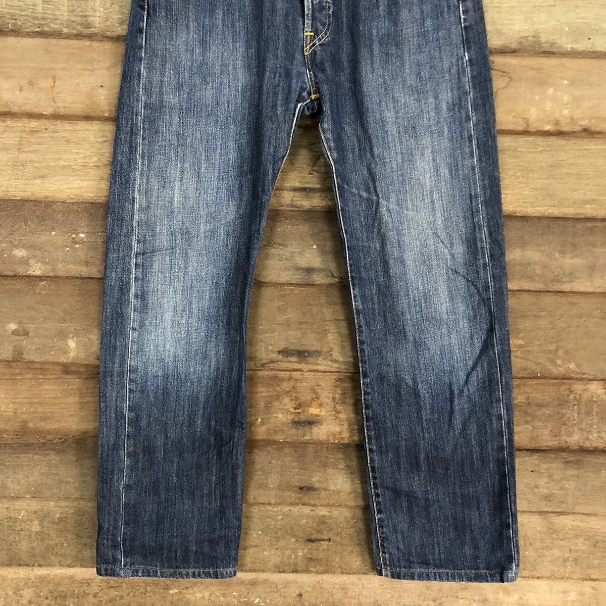Levi's 501 Levis Strauss Blue Denim Jeans Pants #4630 Size US 29 - 3 Thumbnail