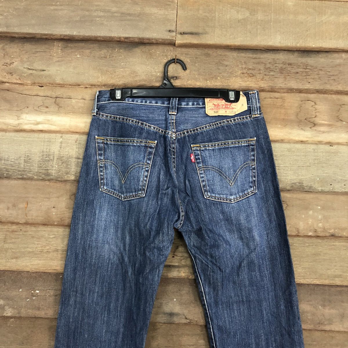 Levi's 501 Levis Strauss Blue Denim Jeans Pants #4630 Size US 29 - 10 Thumbnail