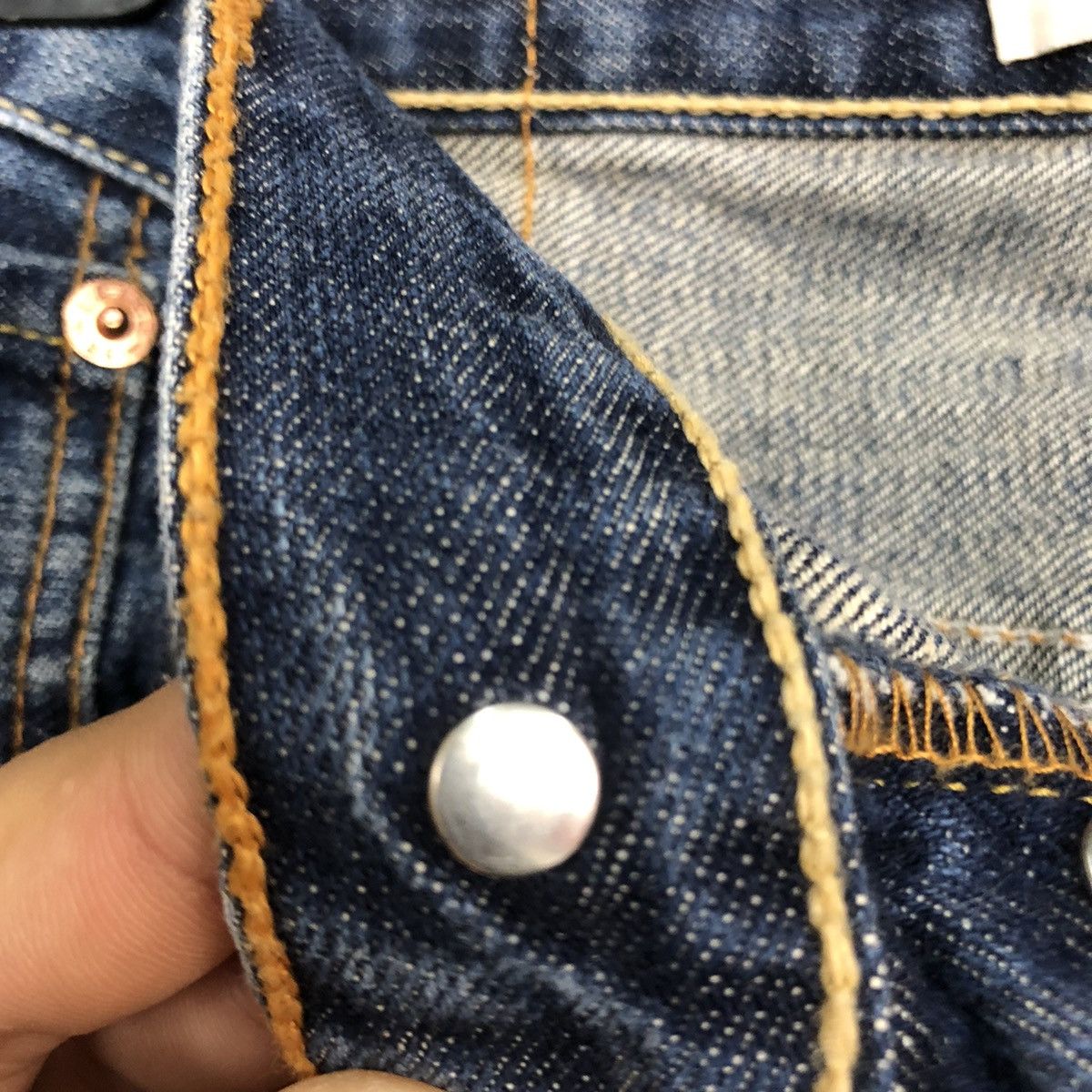 Levi's 501 Levis Strauss Blue Denim Jeans Pants #4630 Size US 29 - 7 Thumbnail