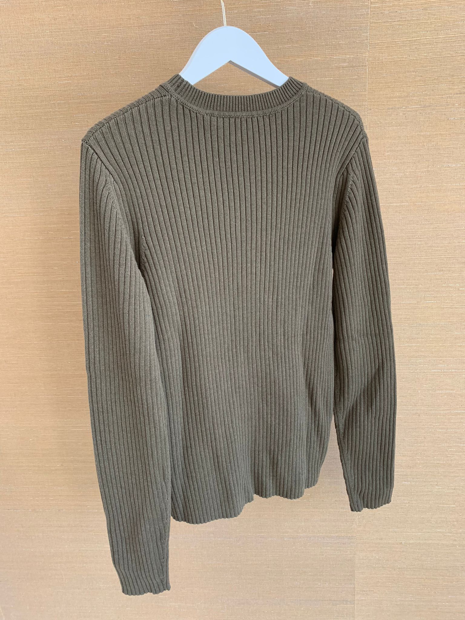 Helmut Lang Mixed Rid Crewneck Sweater in Resin Size US S / EU 44-46 / 1 - 11 Thumbnail