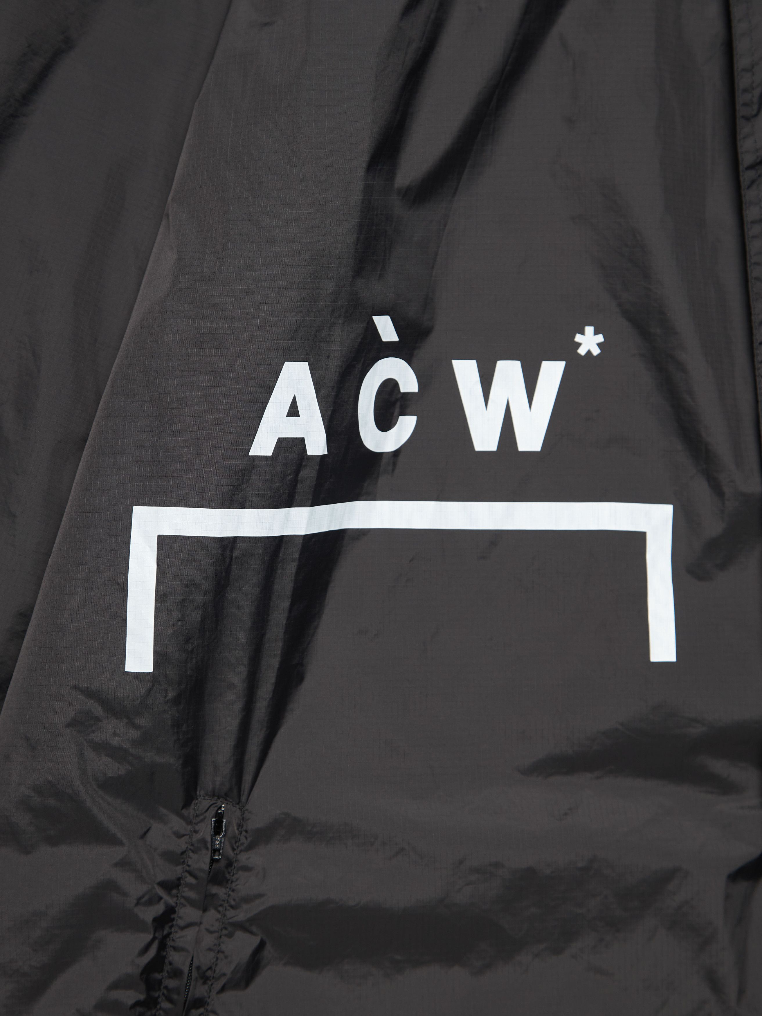 A-COLD-WALL* Black Logo Text Printed Polyamide Raincoat Size US L / EU 52-54 / 3 - 4 Thumbnail