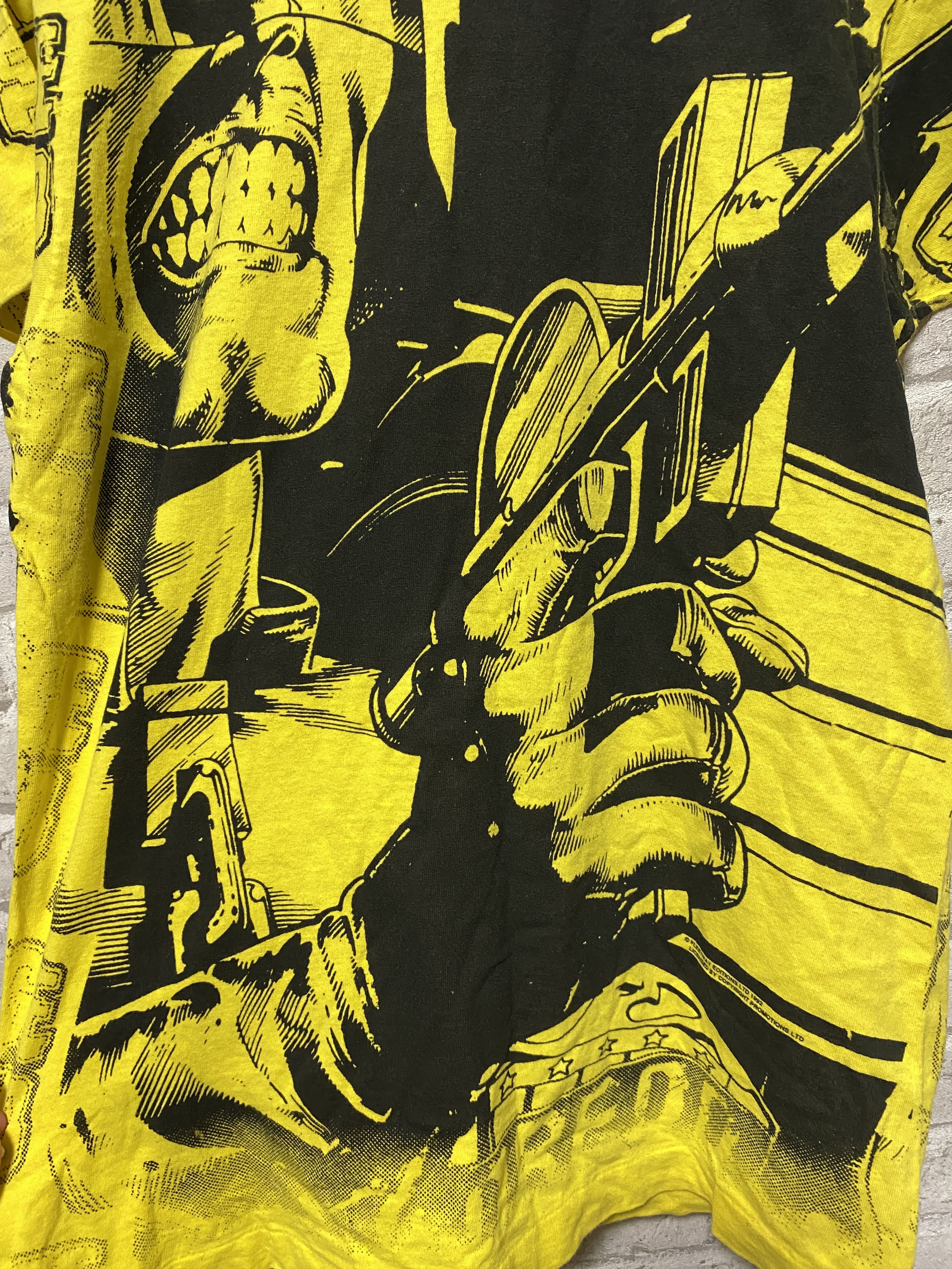Vintage Vintage 1992 Judge Dredd Comics All Over Print T-shirt Size US M / EU 48-50 / 2 - 15 Thumbnail