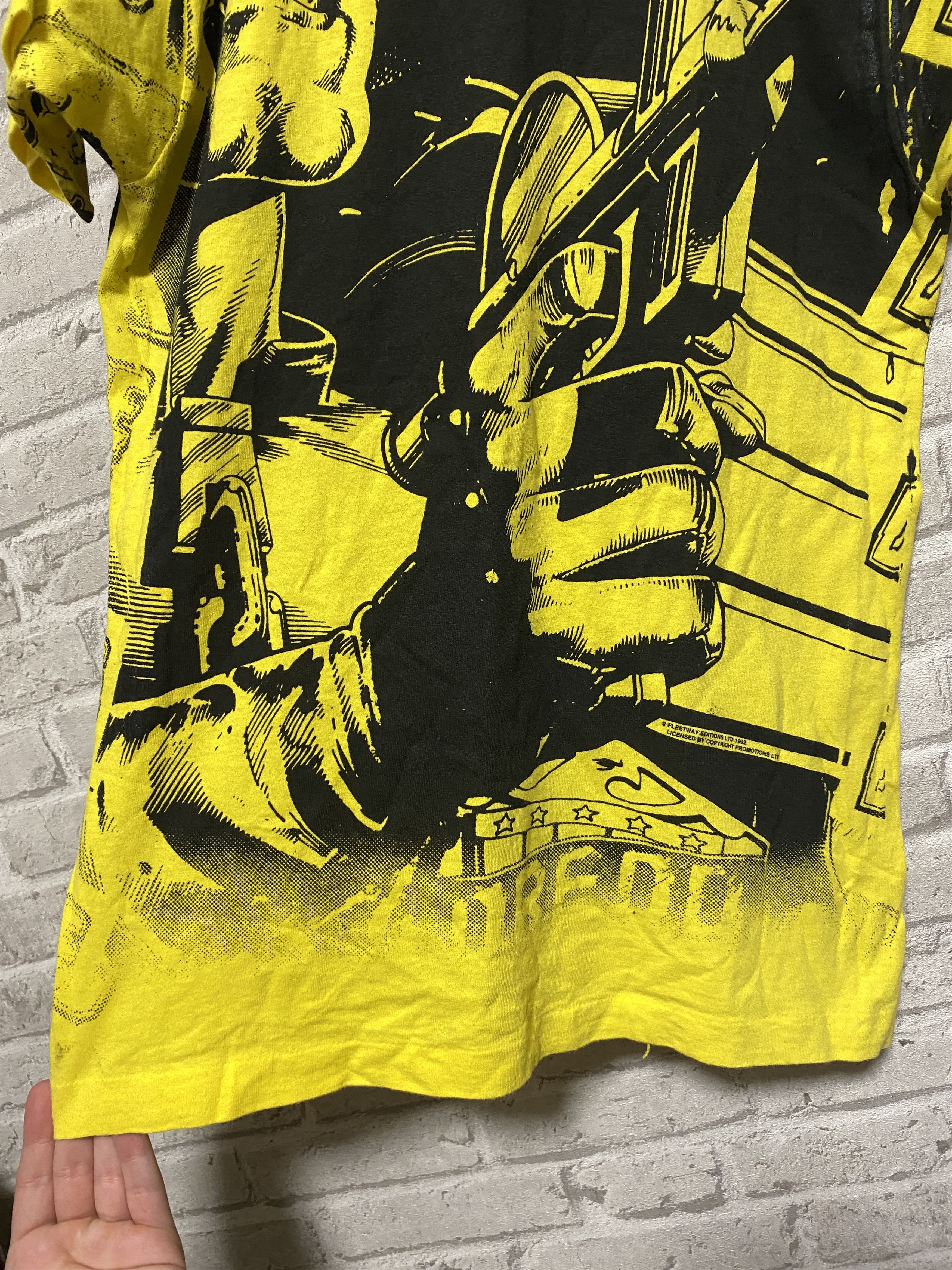 Vintage Vintage 1992 Judge Dredd Comics All Over Print T-shirt Size US M / EU 48-50 / 2 - 8 Thumbnail
