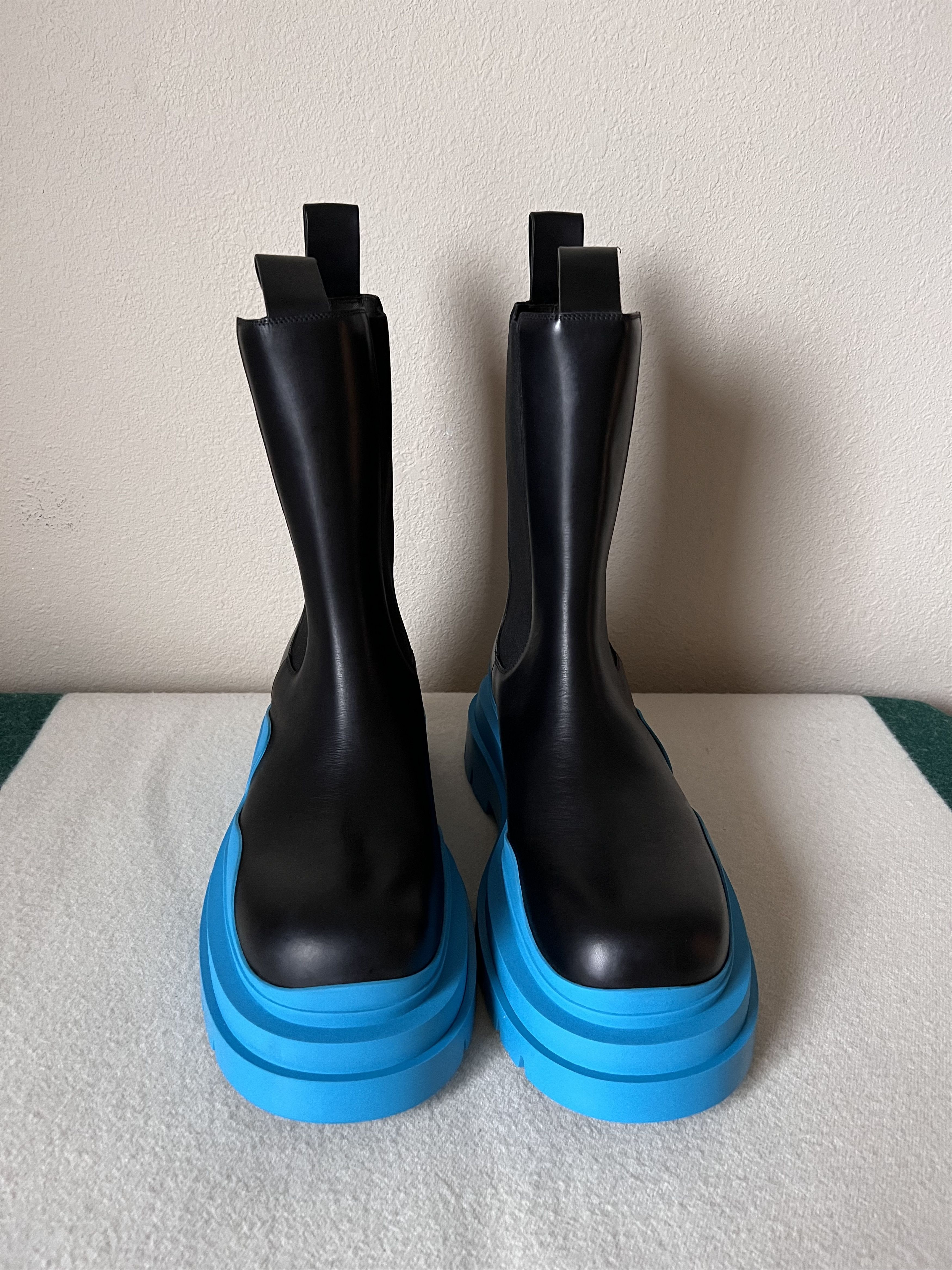 Bottega Veneta Bottega Veneta Tire Military Calf Boots in Black Blue Size US 12 / EU 45 - 4 Thumbnail
