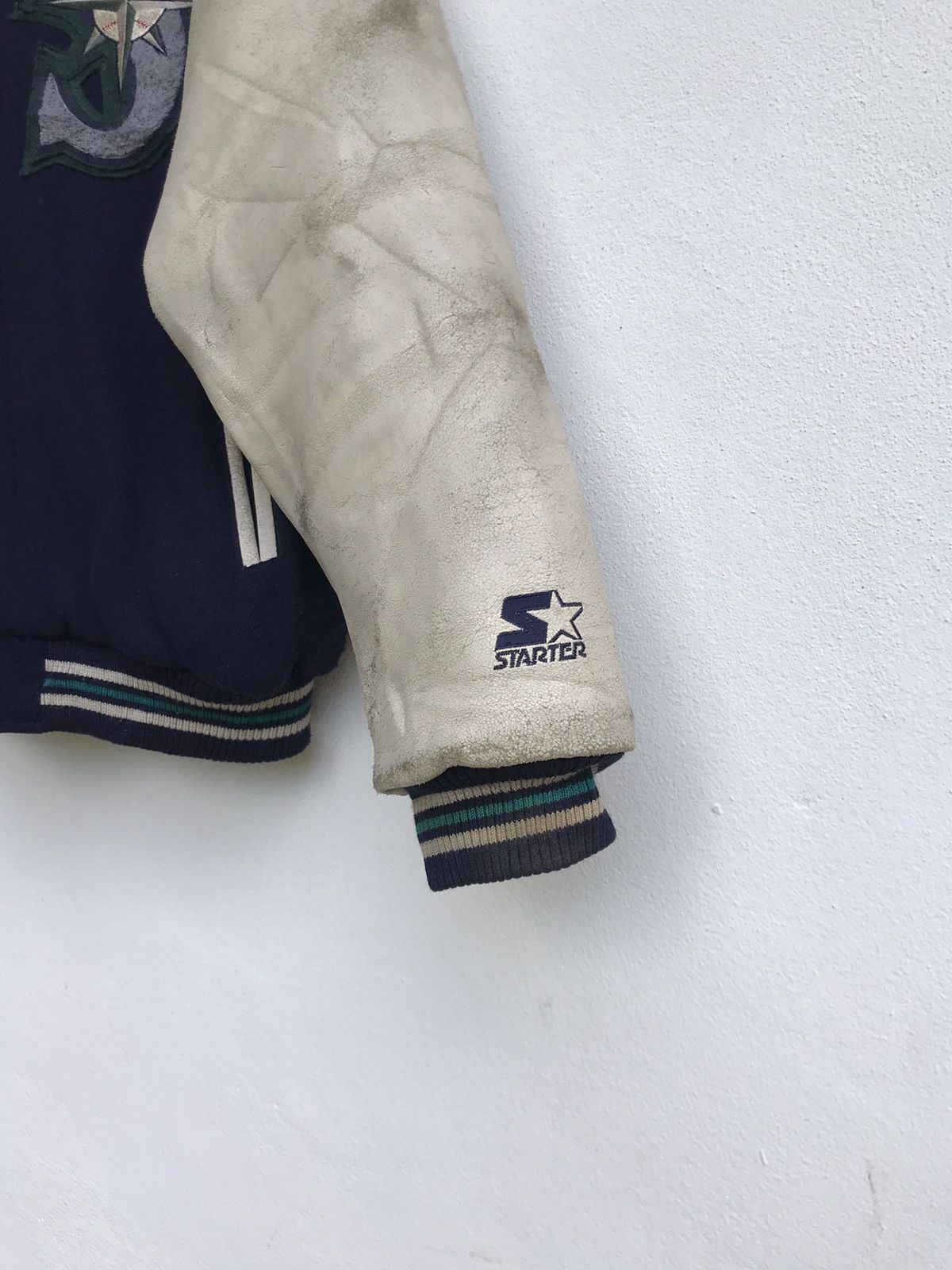 Starter Vintage Seattle Mariners Baseball Starter Varsity Jacket Size US XL / EU 56 / 4 - 6 Thumbnail