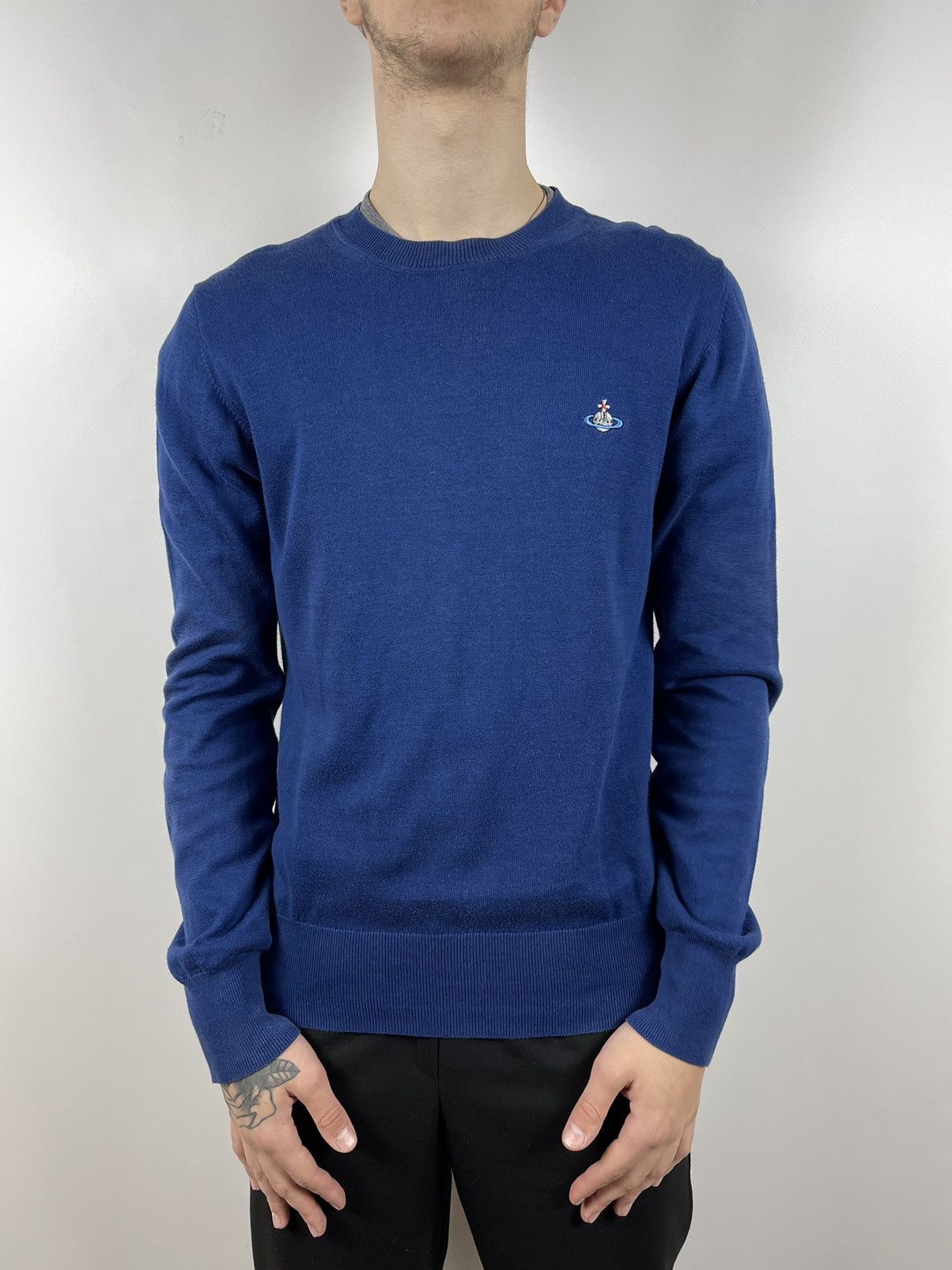 Vivienne Westwood Vivienne Westwood Blue Light Jumper Sweater Size US M / EU 48-50 / 2 - 1 Thumbnail
