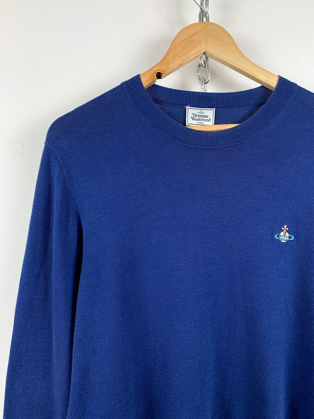 Vivienne Westwood Vivienne Westwood Blue Light Jumper Sweater Size US M / EU 48-50 / 2 - 5 Thumbnail