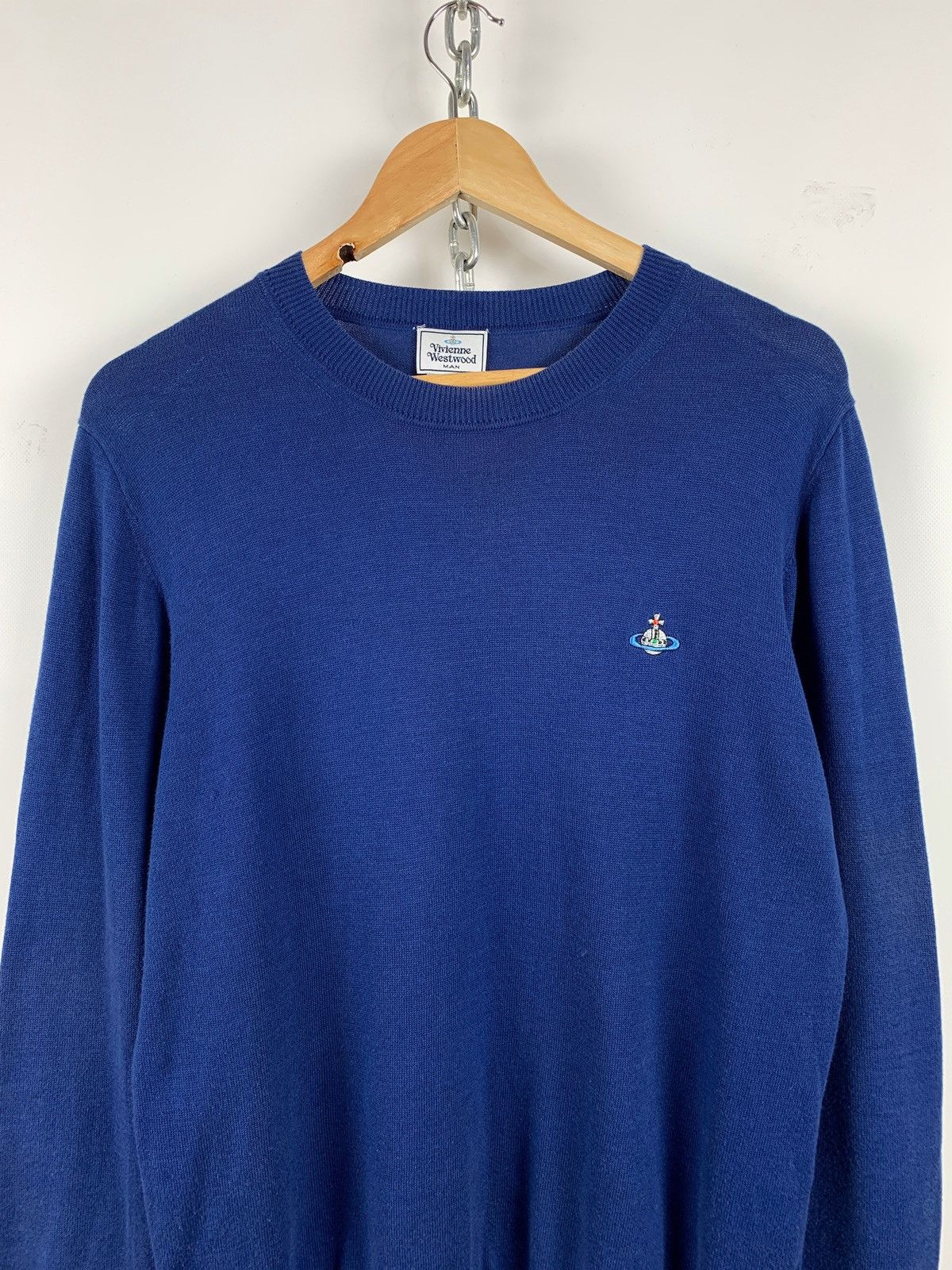 Vivienne Westwood Vivienne Westwood Blue Light Jumper Sweater Size US M / EU 48-50 / 2 - 3 Thumbnail