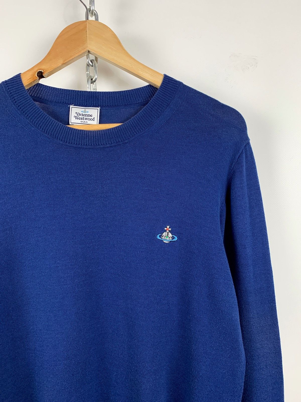Vivienne Westwood Vivienne Westwood Blue Light Jumper Sweater Size US M / EU 48-50 / 2 - 4 Thumbnail