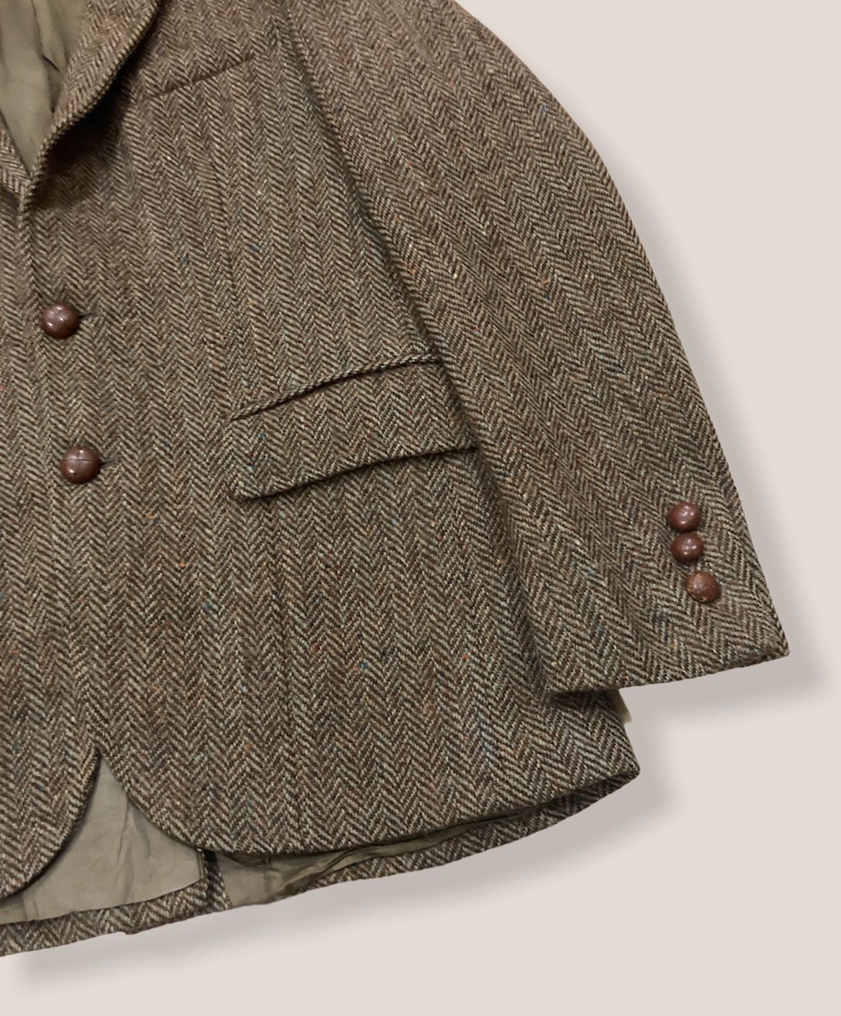 Harris Tweed × Vintage Vintage Harris Tweed Wool Blazer Jacket Size US S / EU 44-46 / 1 - 3 Thumbnail