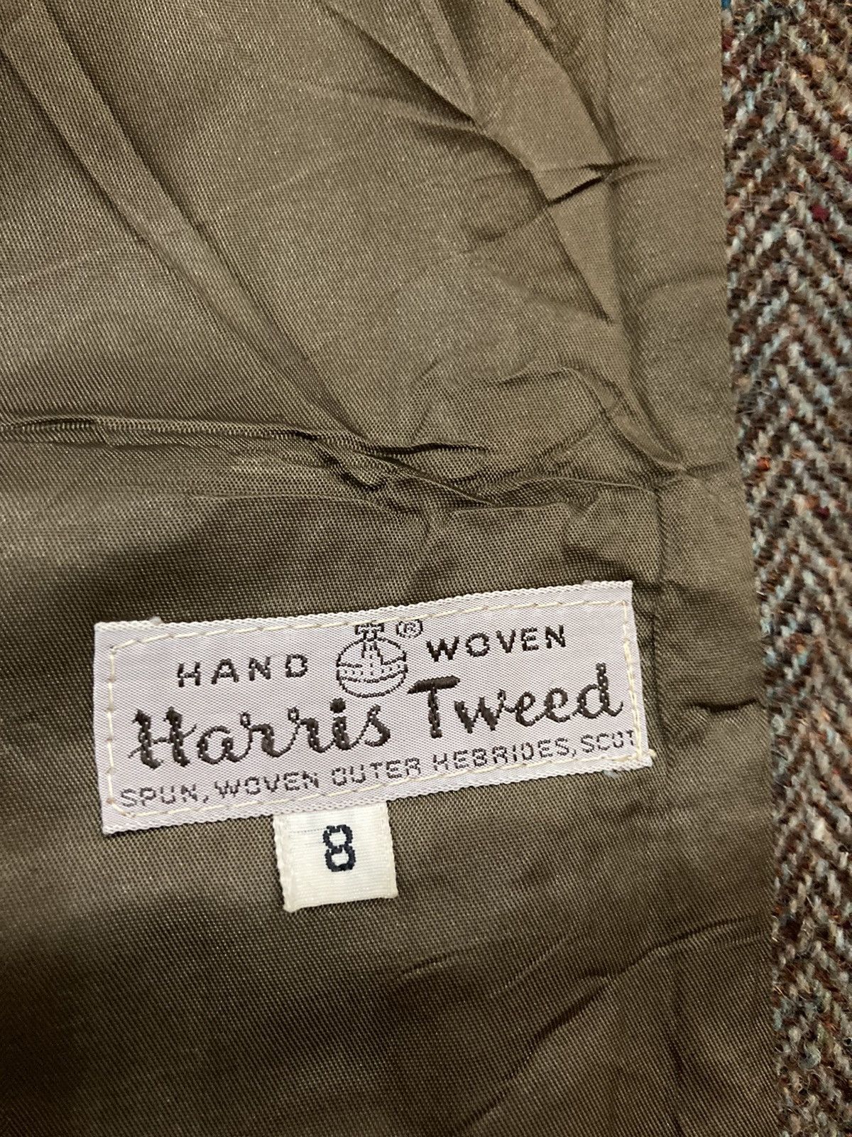 Harris Tweed × Vintage Vintage Harris Tweed Wool Blazer Jacket Size US S / EU 44-46 / 1 - 9 Thumbnail