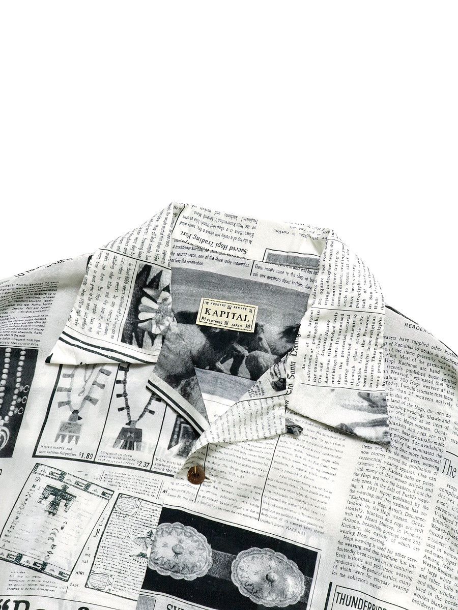 Kapital Kapital Pueblo News Newspaper aloha shirt Size US M / EU 48-50 / 2 - 3 Thumbnail