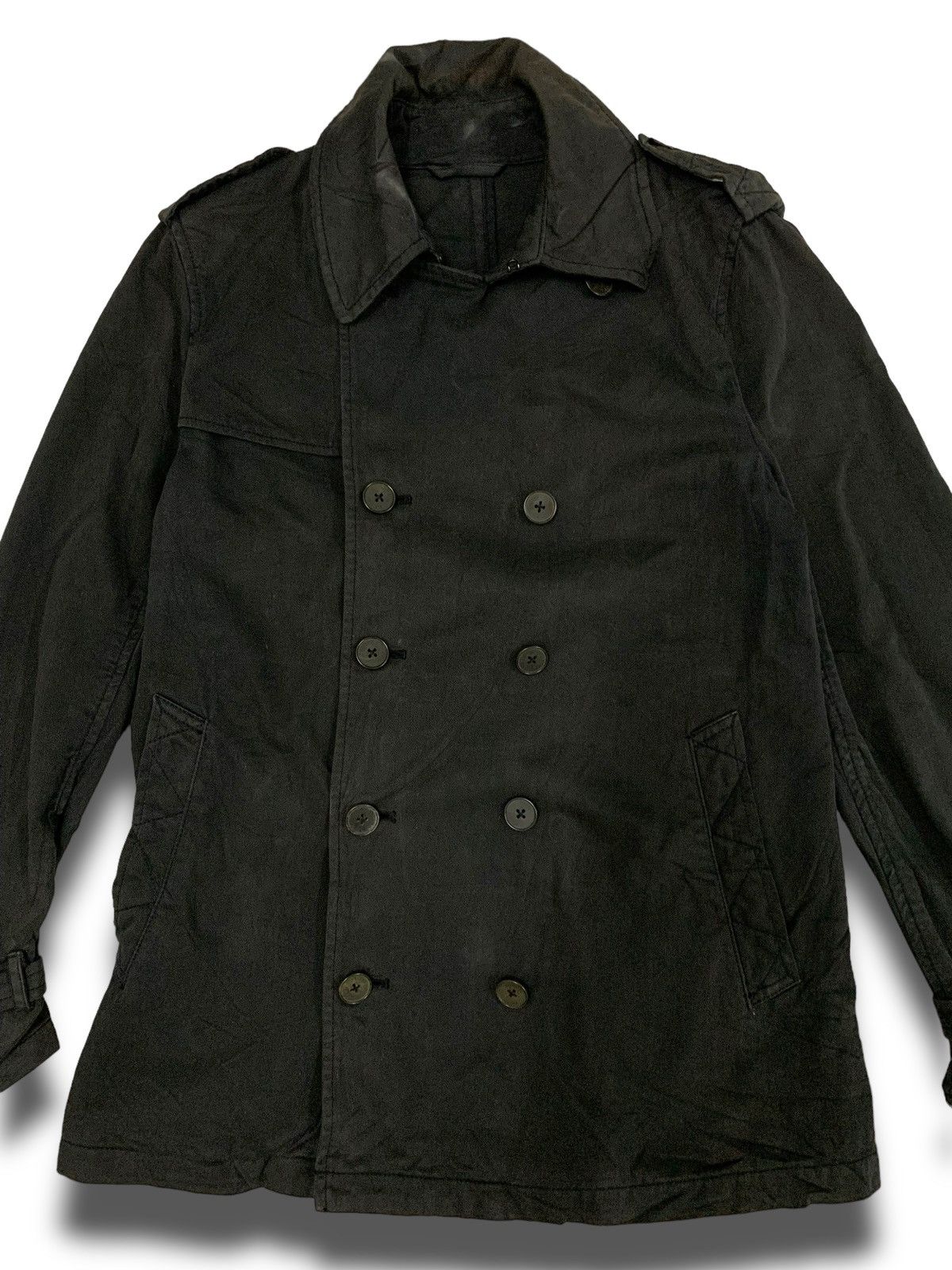 Ships Jet Blue Vintage Japanese Ships Jet Blue Double Breasted Jacket Size US M / EU 48-50 / 2 - 2 Thumbnail