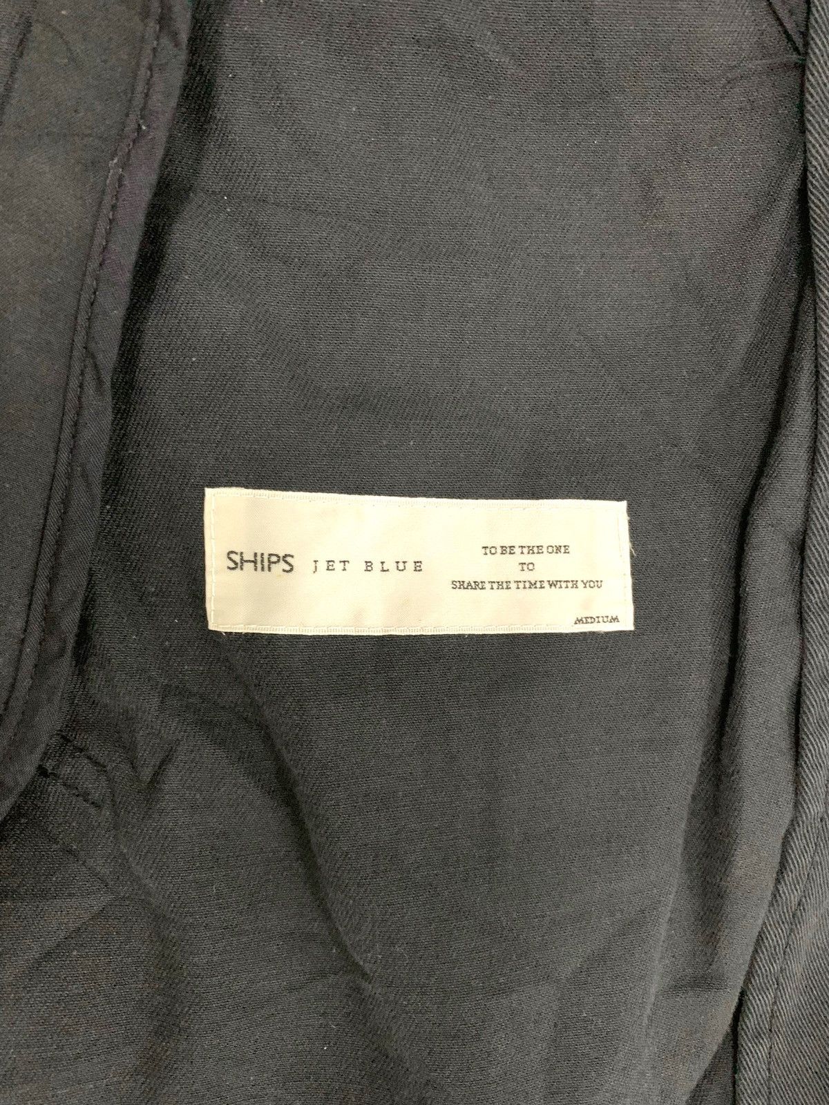 Ships Jet Blue Vintage Japanese Ships Jet Blue Double Breasted Jacket Size US M / EU 48-50 / 2 - 9 Thumbnail
