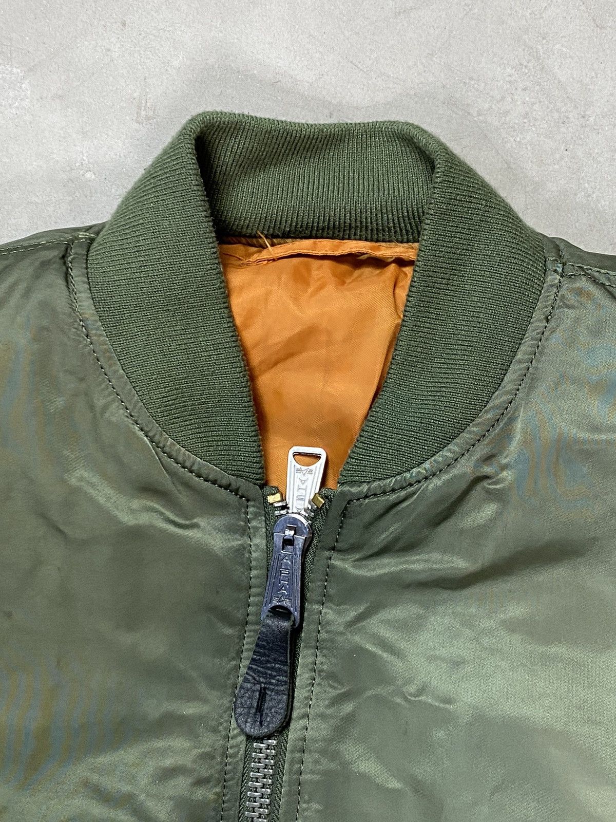 Alpha Industries Vintage Alpha Industries Dyed & Dirtied Reversible Bomber Size US XL / EU 56 / 4 - 11 Thumbnail