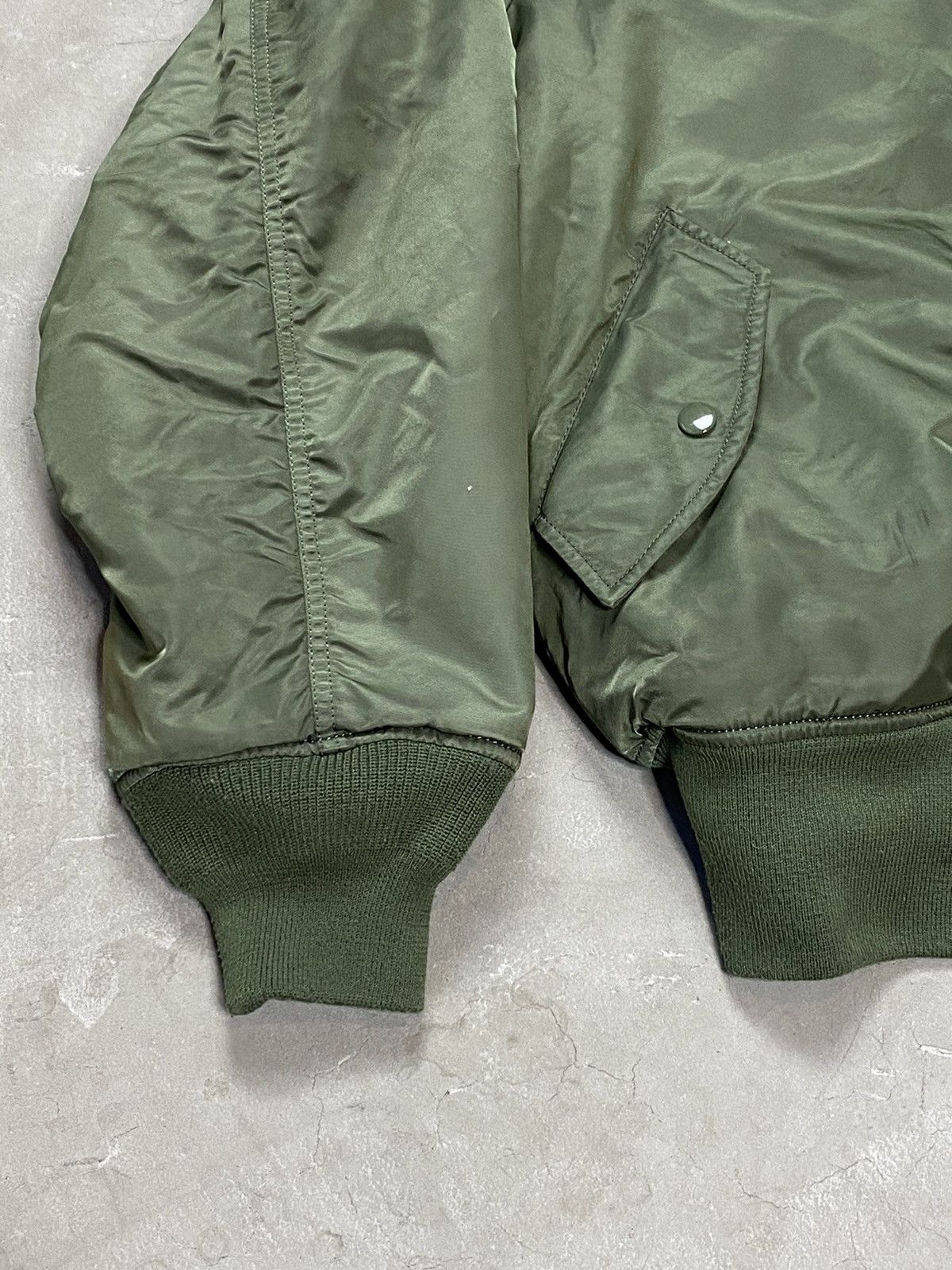 Alpha Industries Vintage Alpha Industries Dyed & Dirtied Reversible Bomber Size US XL / EU 56 / 4 - 10 Thumbnail