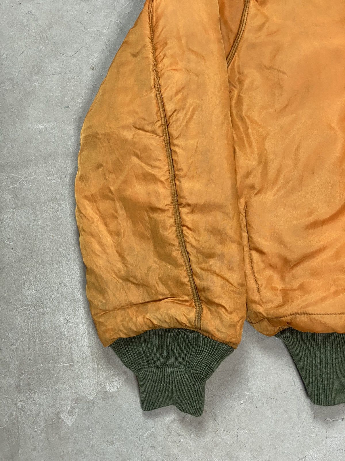 Alpha Industries Vintage Alpha Industries Dyed & Dirtied Reversible Bomber Size US XL / EU 56 / 4 - 6 Thumbnail
