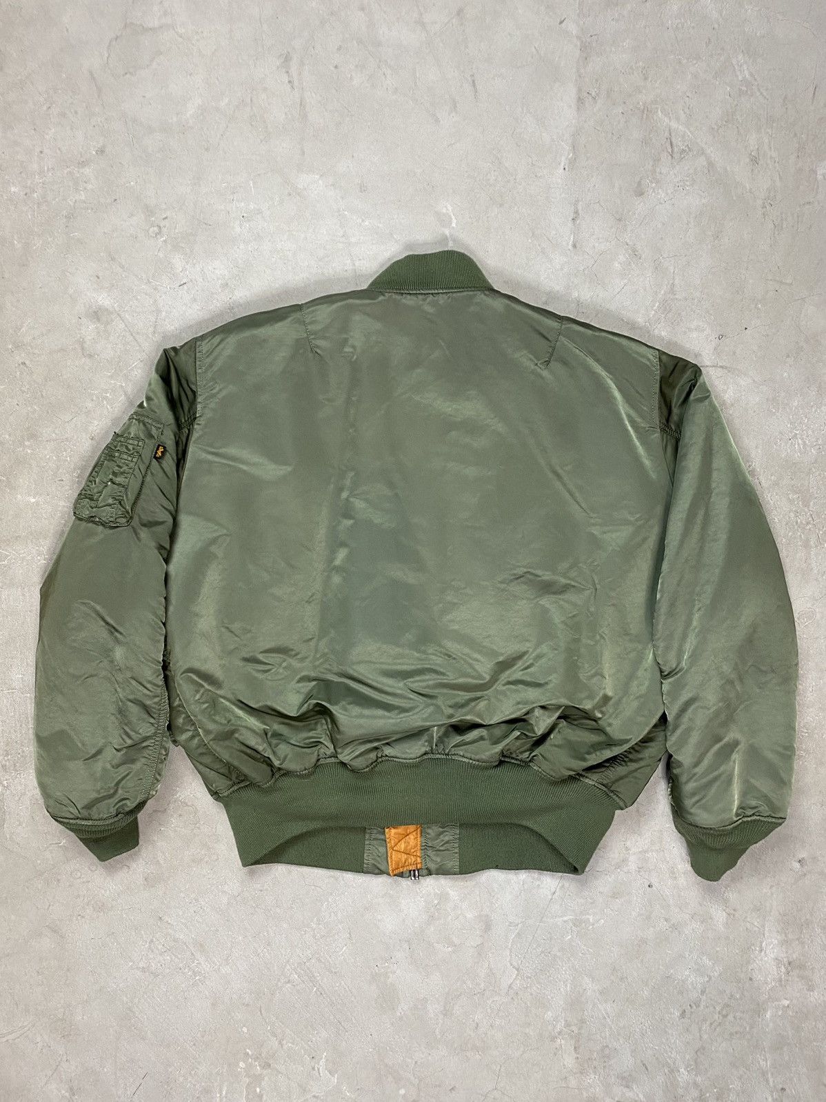 Alpha Industries Vintage Alpha Industries Dyed & Dirtied Reversible Bomber Size US XL / EU 56 / 4 - 4 Thumbnail